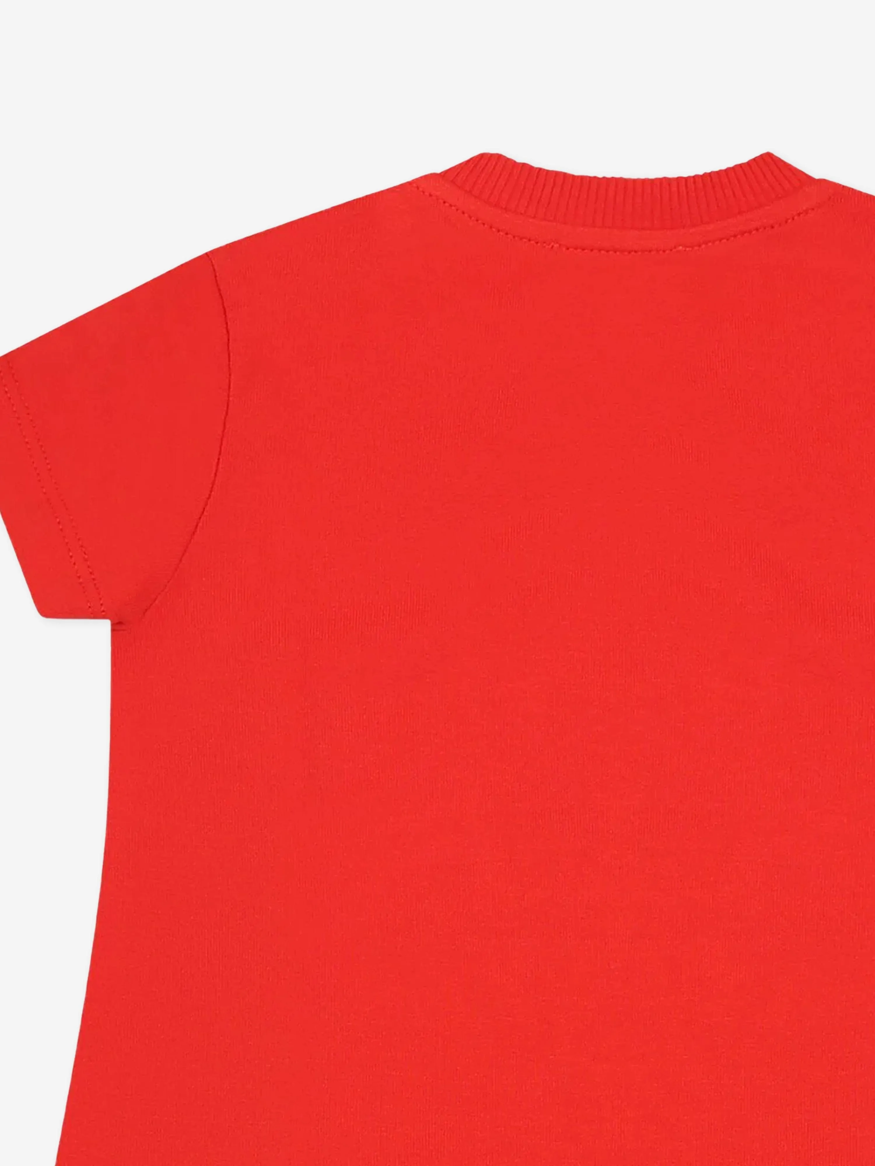 Baby Girls Teddybär Jersey-Kleid in Rot