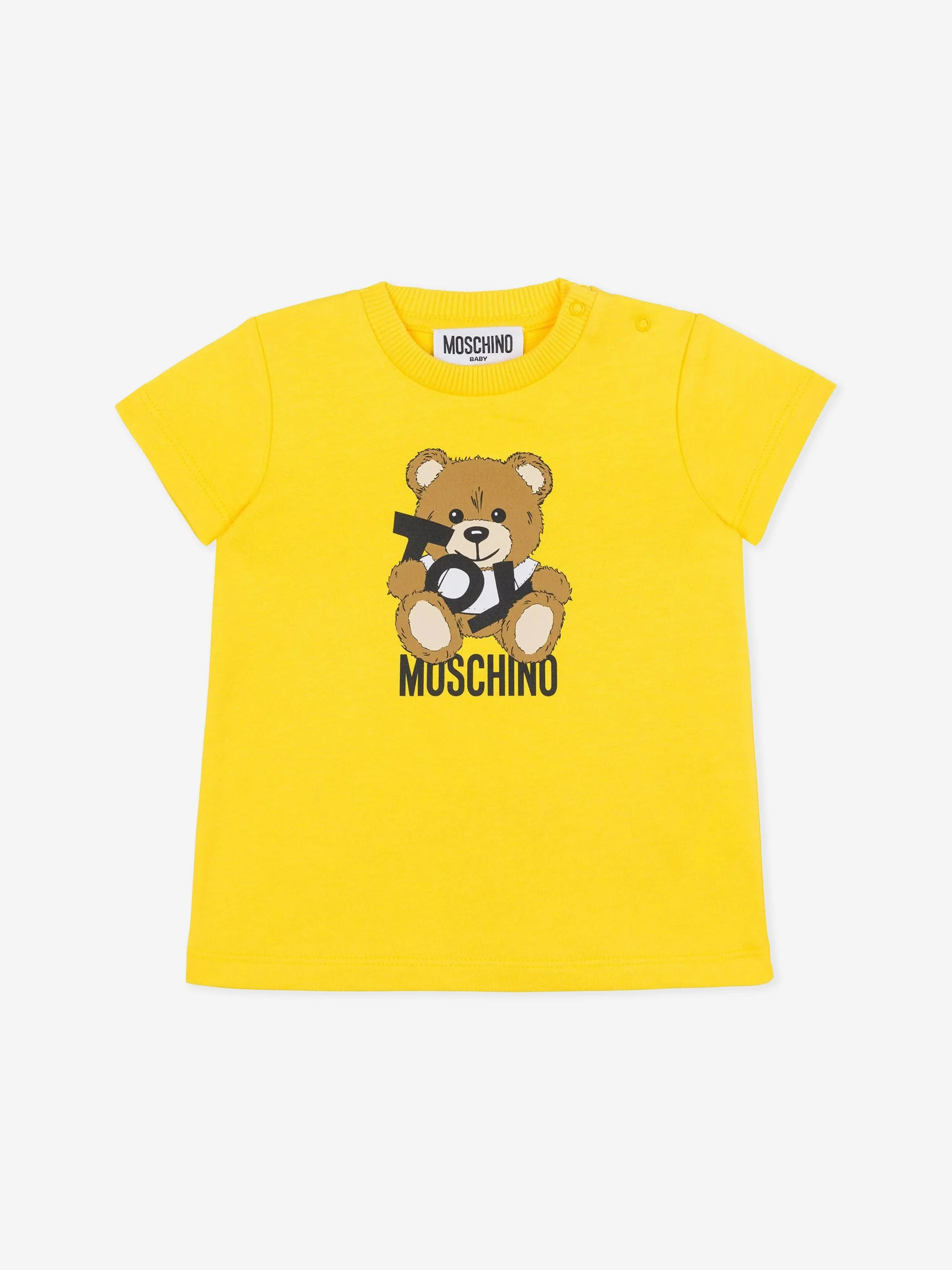 Baby Girls Teddybär-Jerseykleid in Gelb