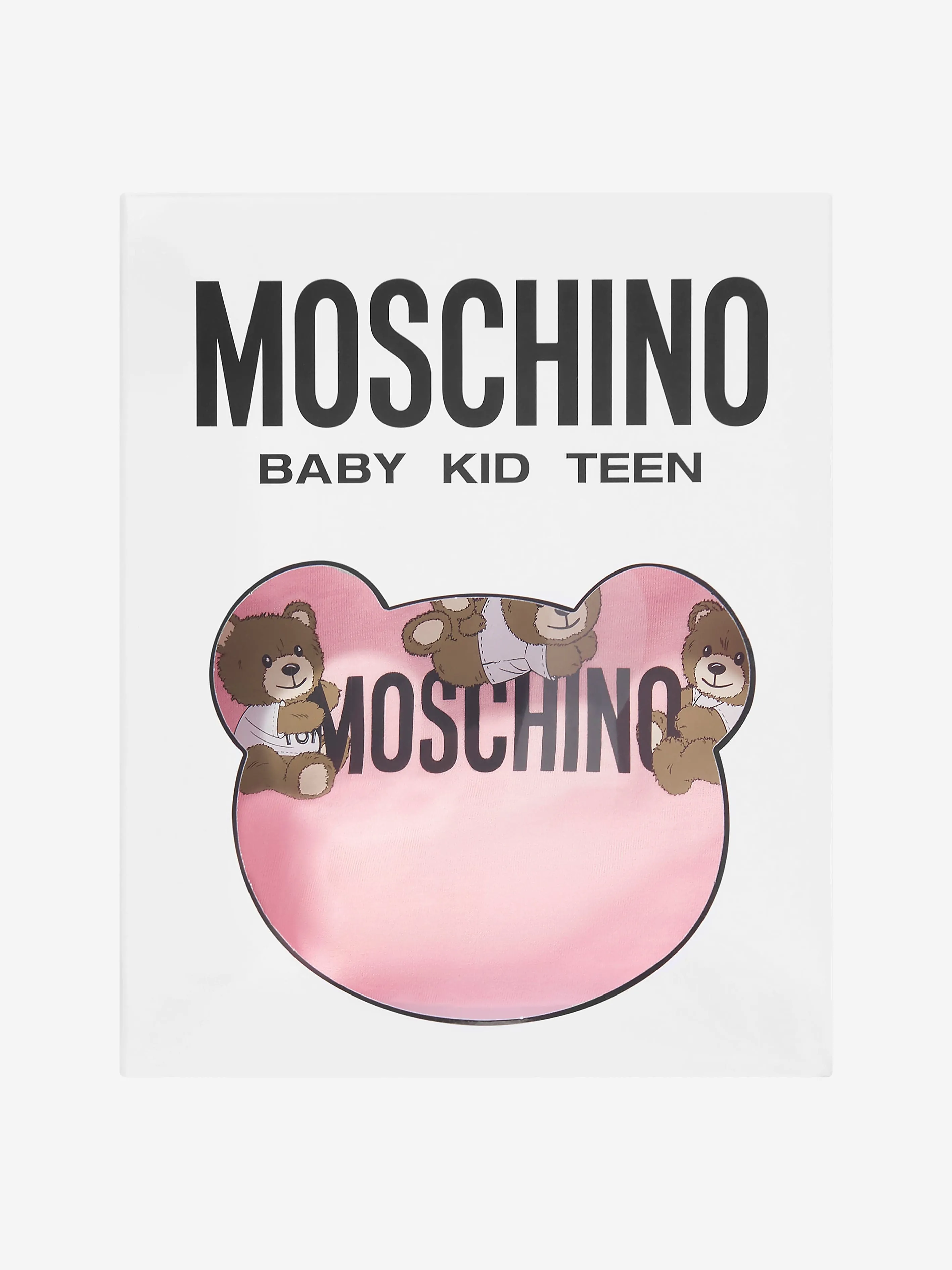 Rosa Baby-Strampler-Set mit Teddybär-Logo für Mädchen