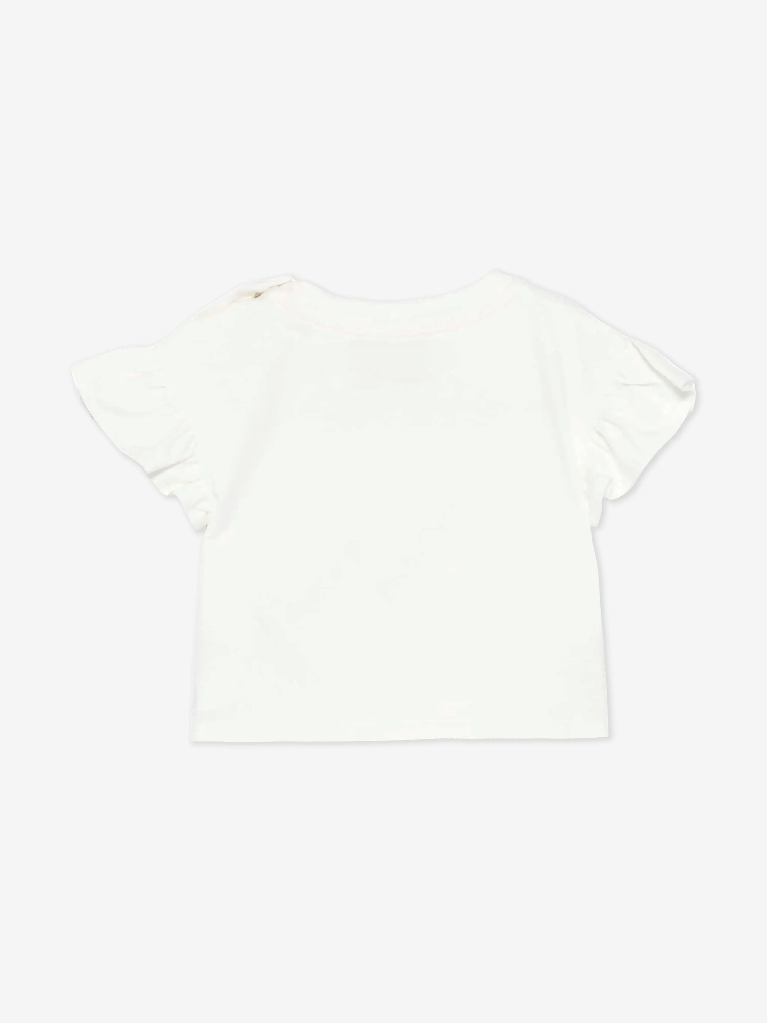 Baby Girls Teddybär T-Shirt in Elfenbein