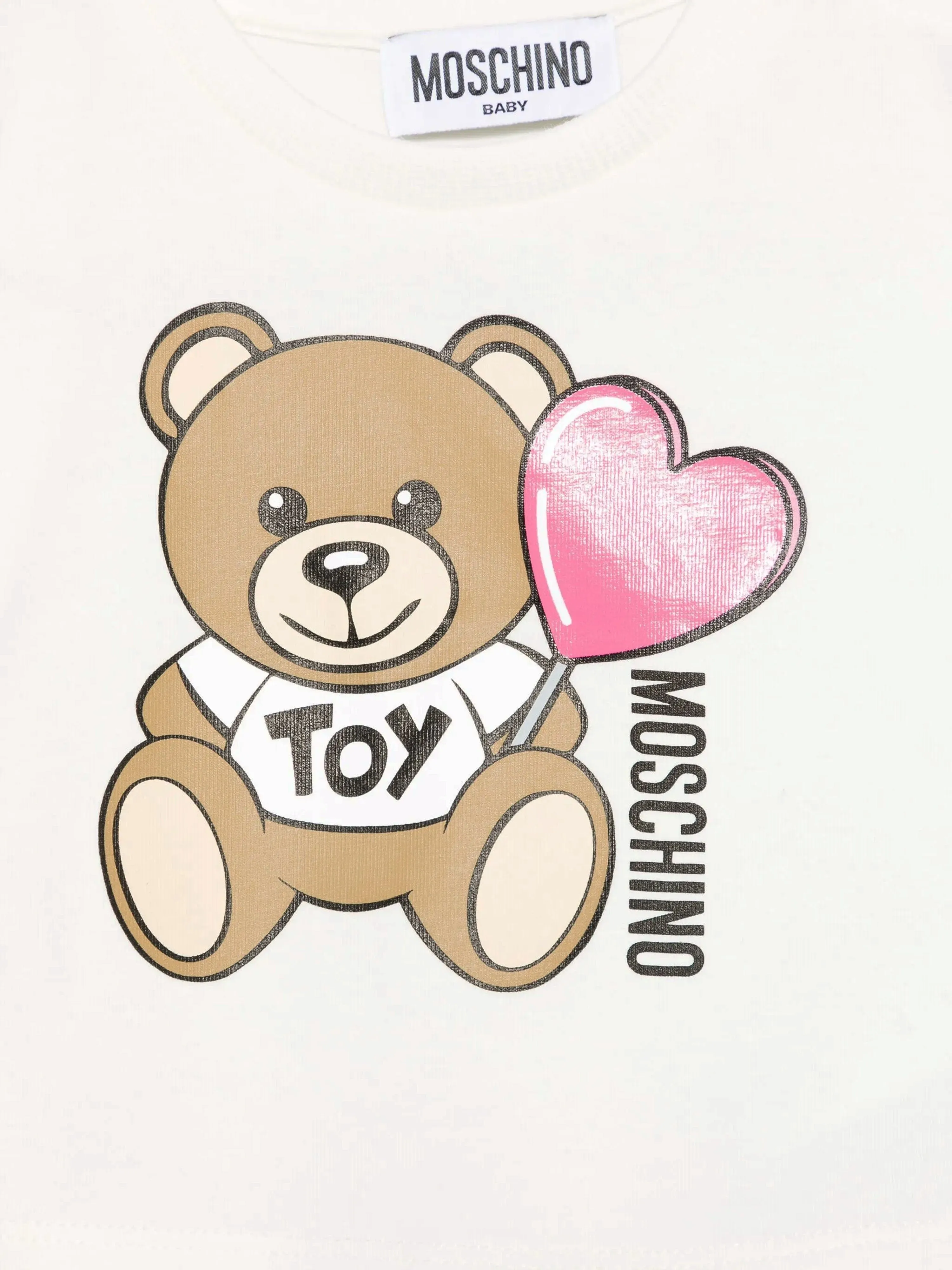 Baby Girls Teddybär T-Shirt in Elfenbein