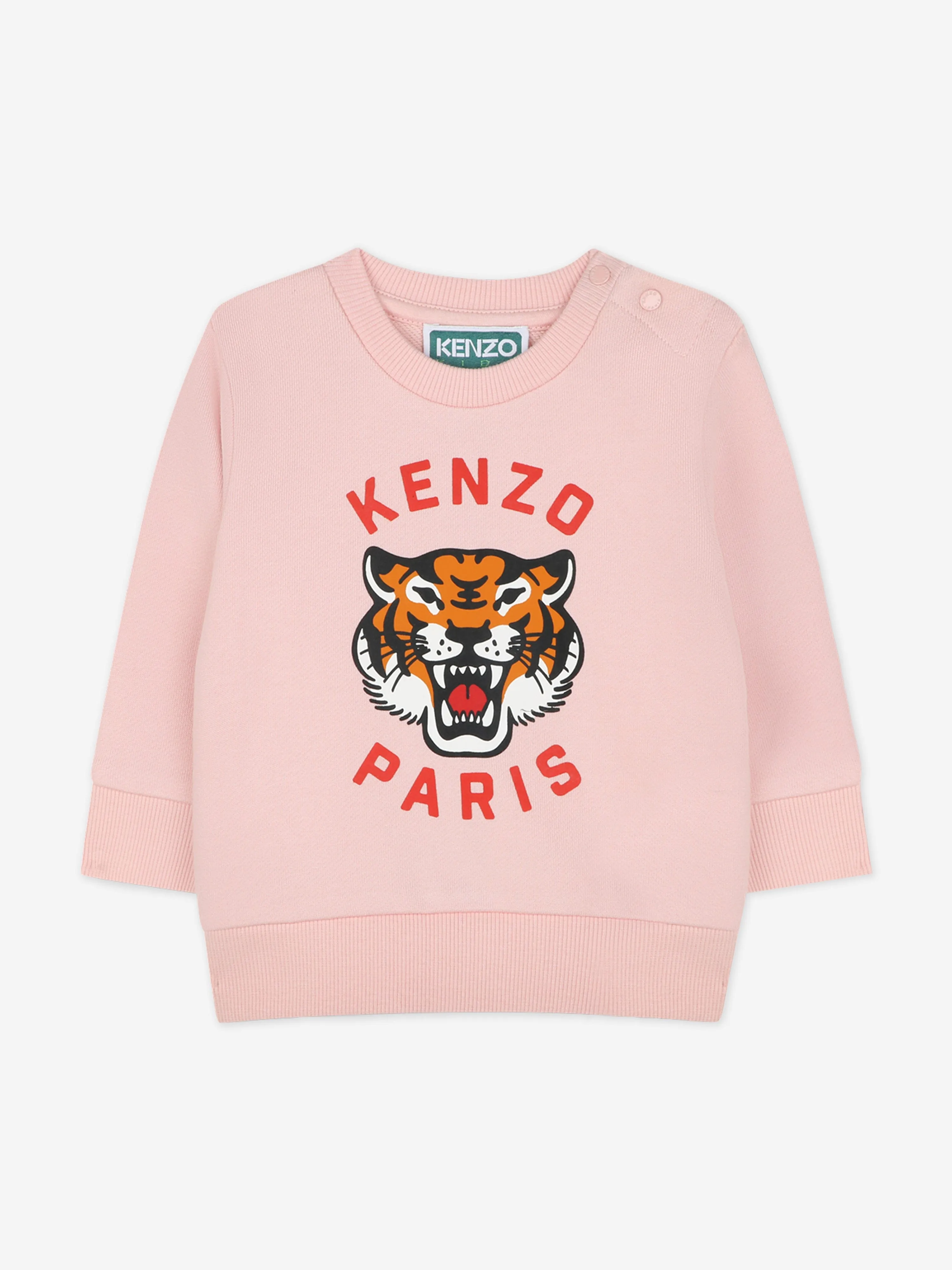 Rosa Baby-Mädchen-Tiger-Logo-Tracksuit