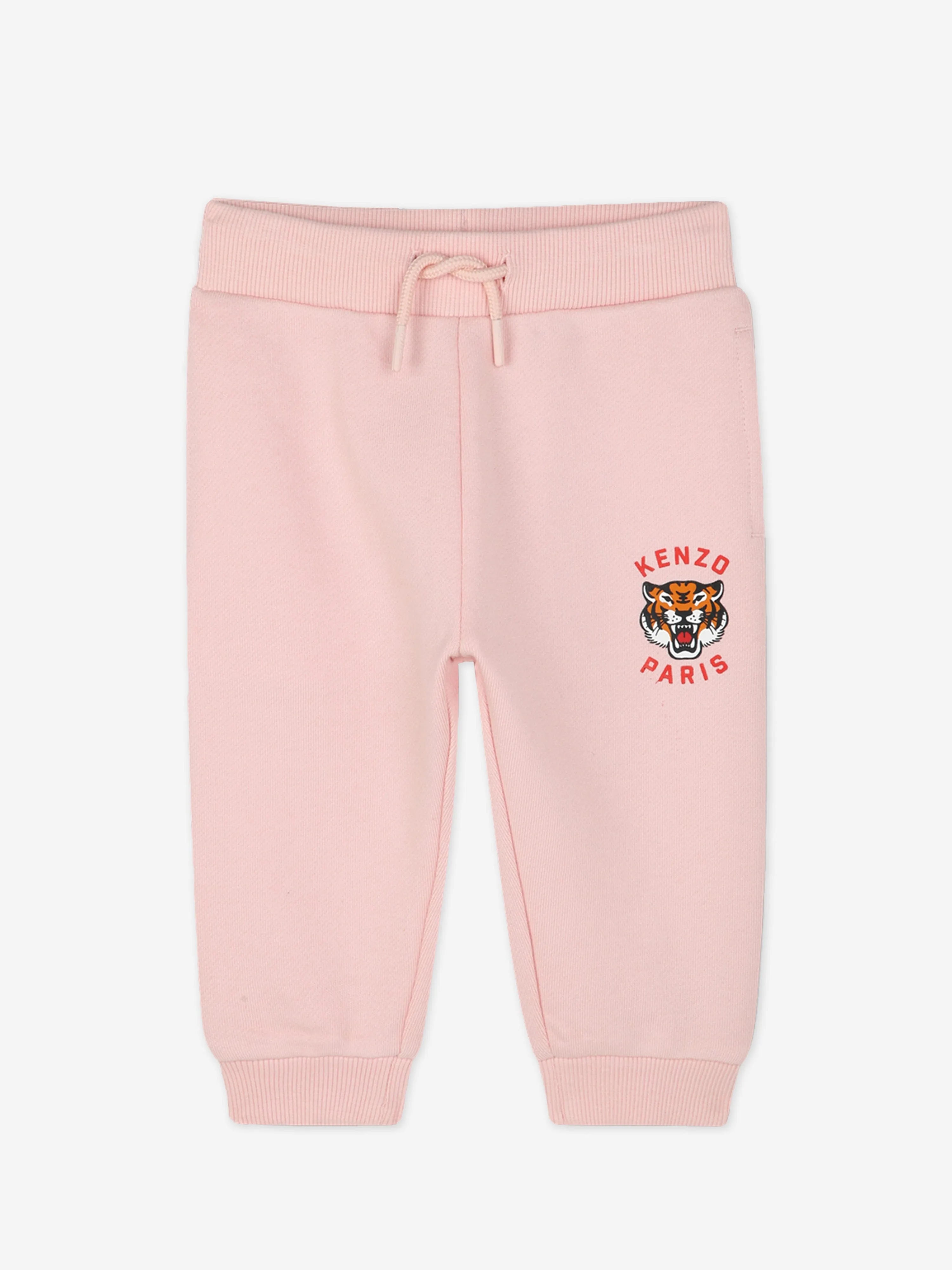 Rosa Baby-Mädchen-Tiger-Logo-Tracksuit