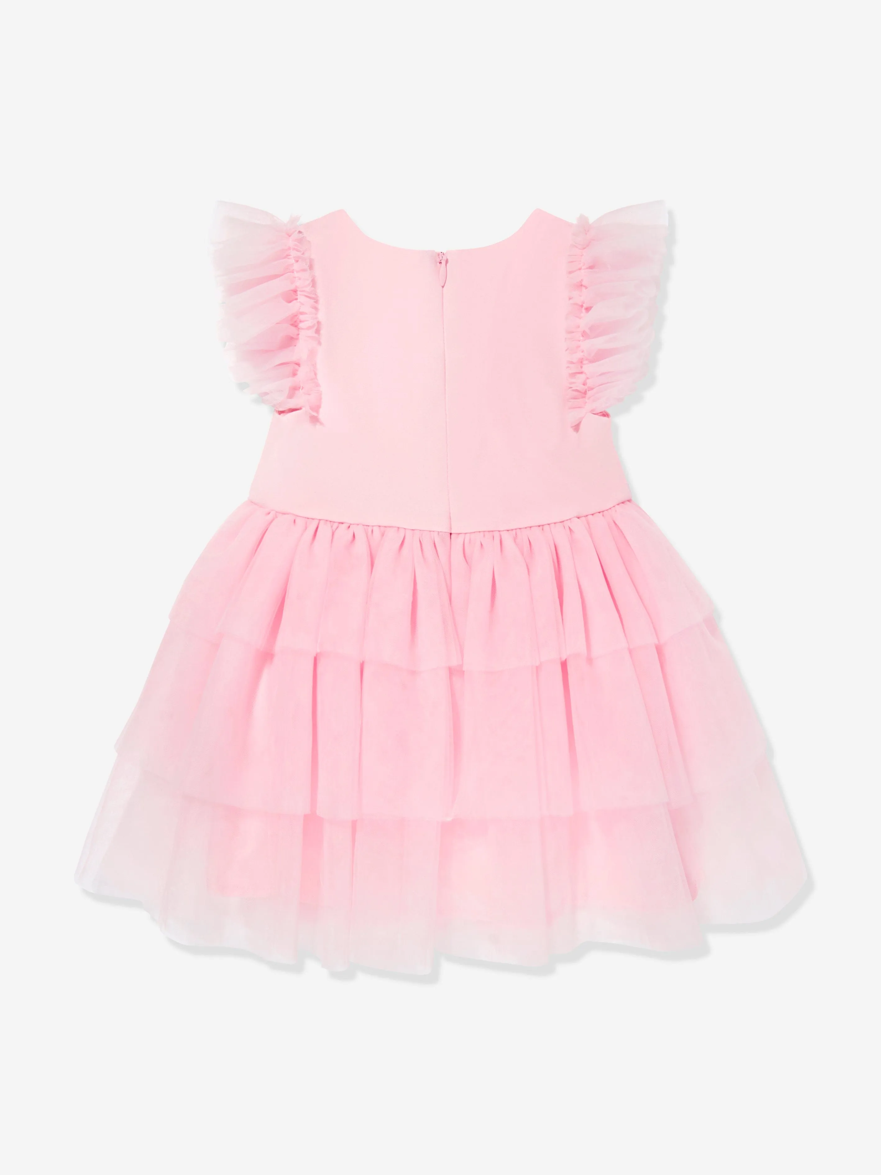 Rosa Tüllkleid für Baby-Mädchen mit Schlüpfer