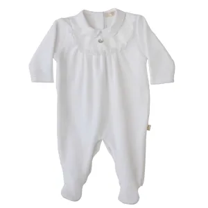 Weißer Babybody für Mädchen
