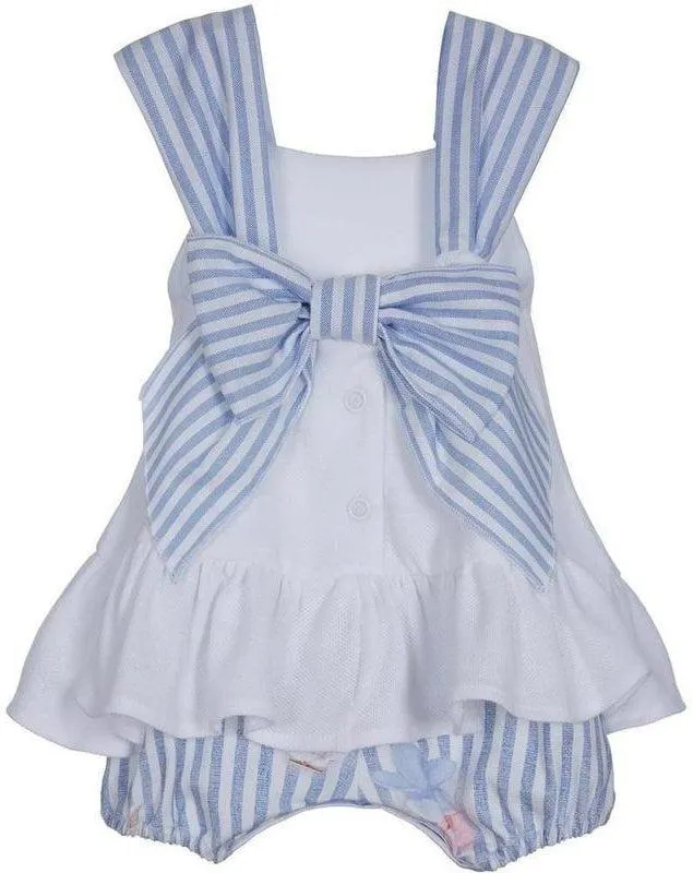 Weiße Baumwoll-Shorts für Baby-Mädchen