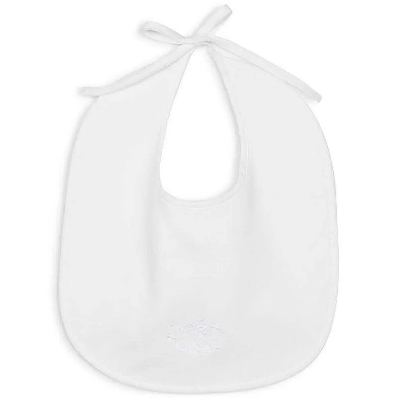 Bio-Babyoverall-Set in Weiß für Mädchen