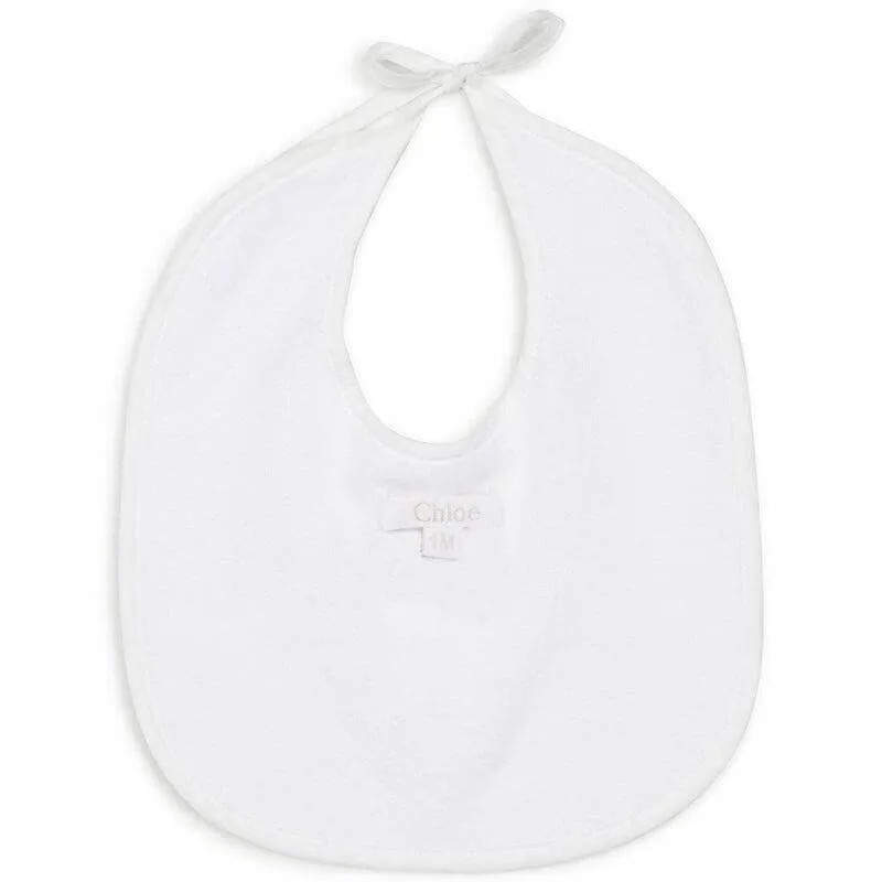 Bio-Babyoverall-Set in Weiß für Mädchen