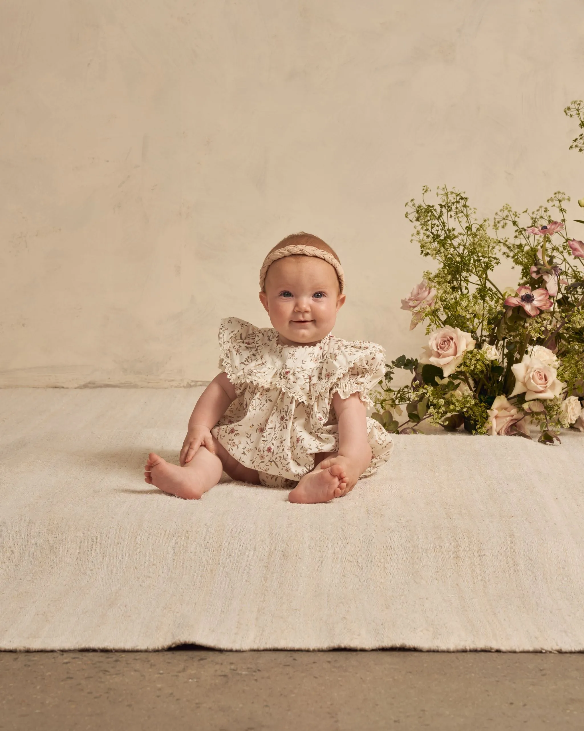 Baby-Kopfband || Garten, Himmel floral