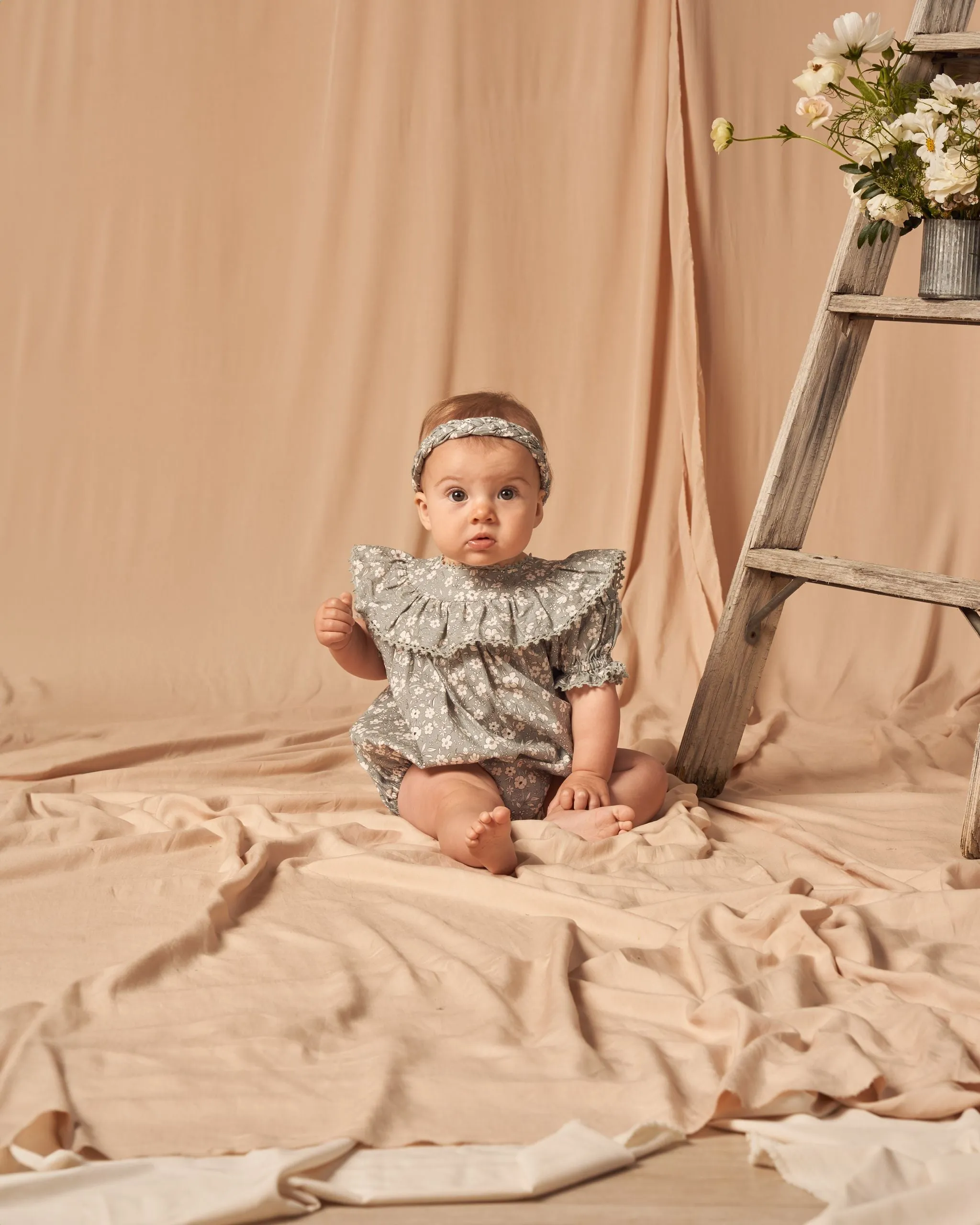 Baby-Kopfband || Garten, Himmel floral