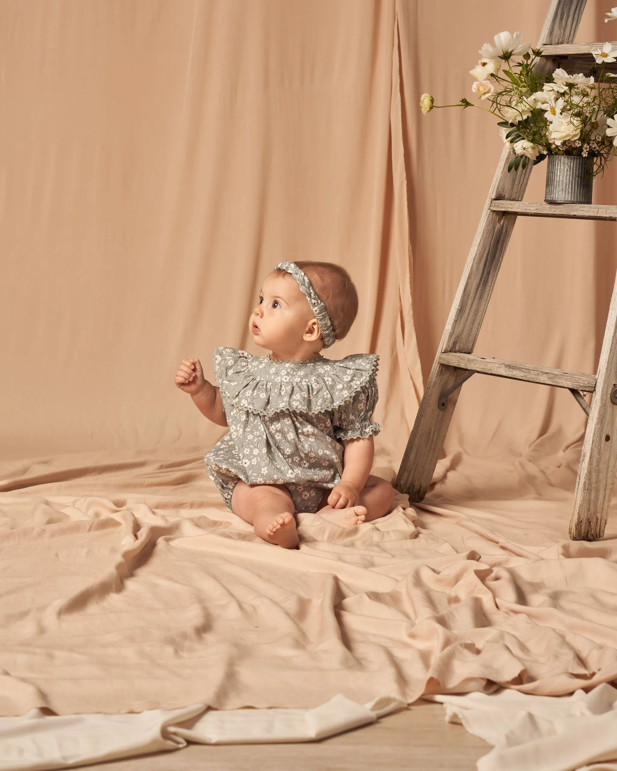 Baby-Kopfband || Garten, Himmel floral