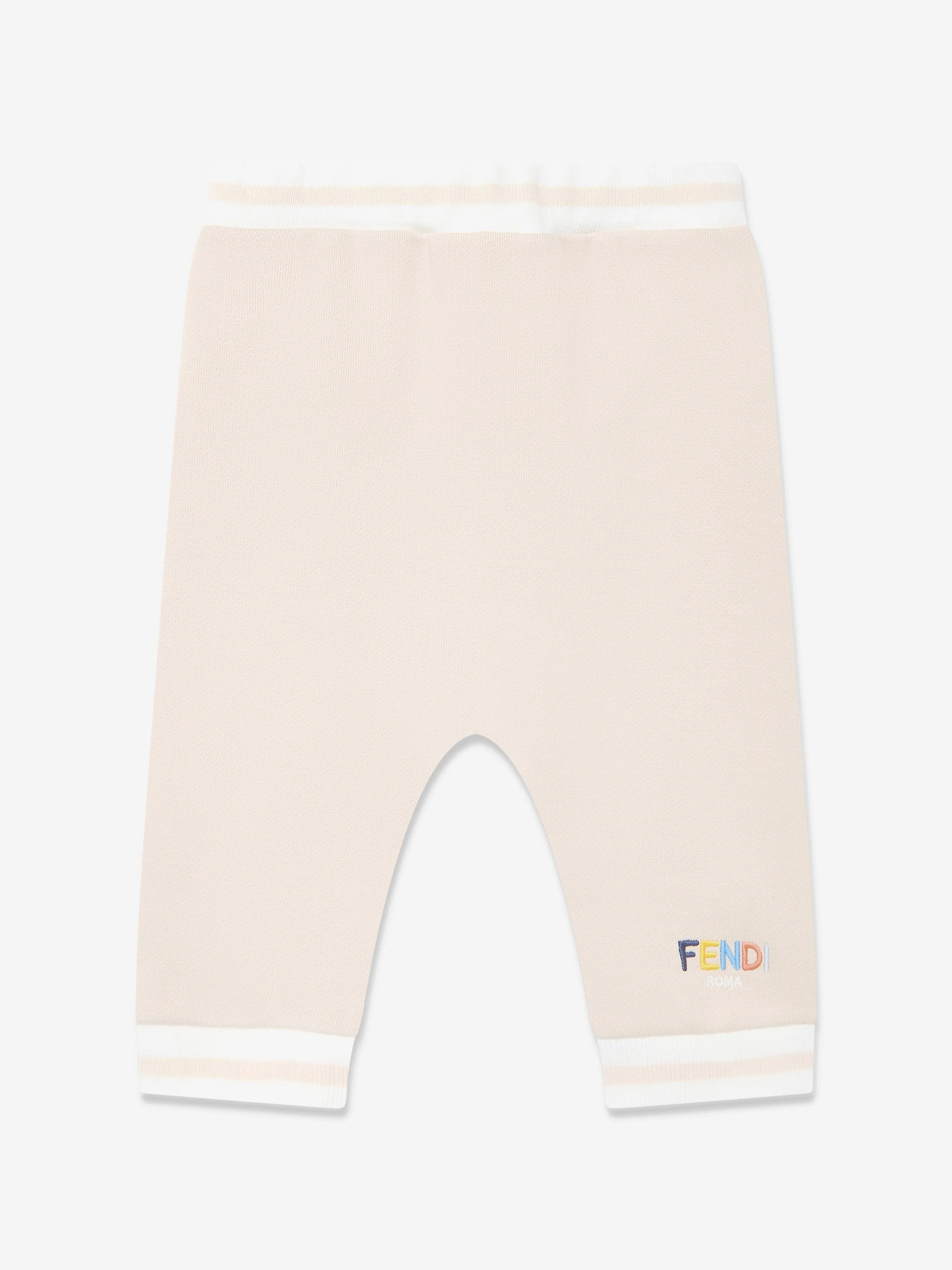 Baby Logo Jogginghosen in Beige