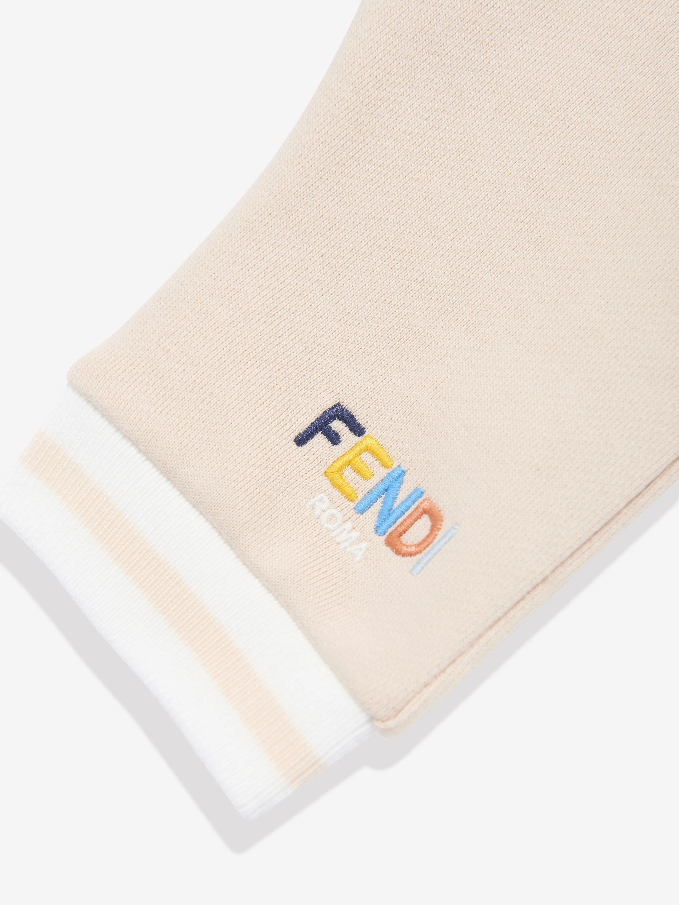 Baby Logo Jogginghosen in Beige