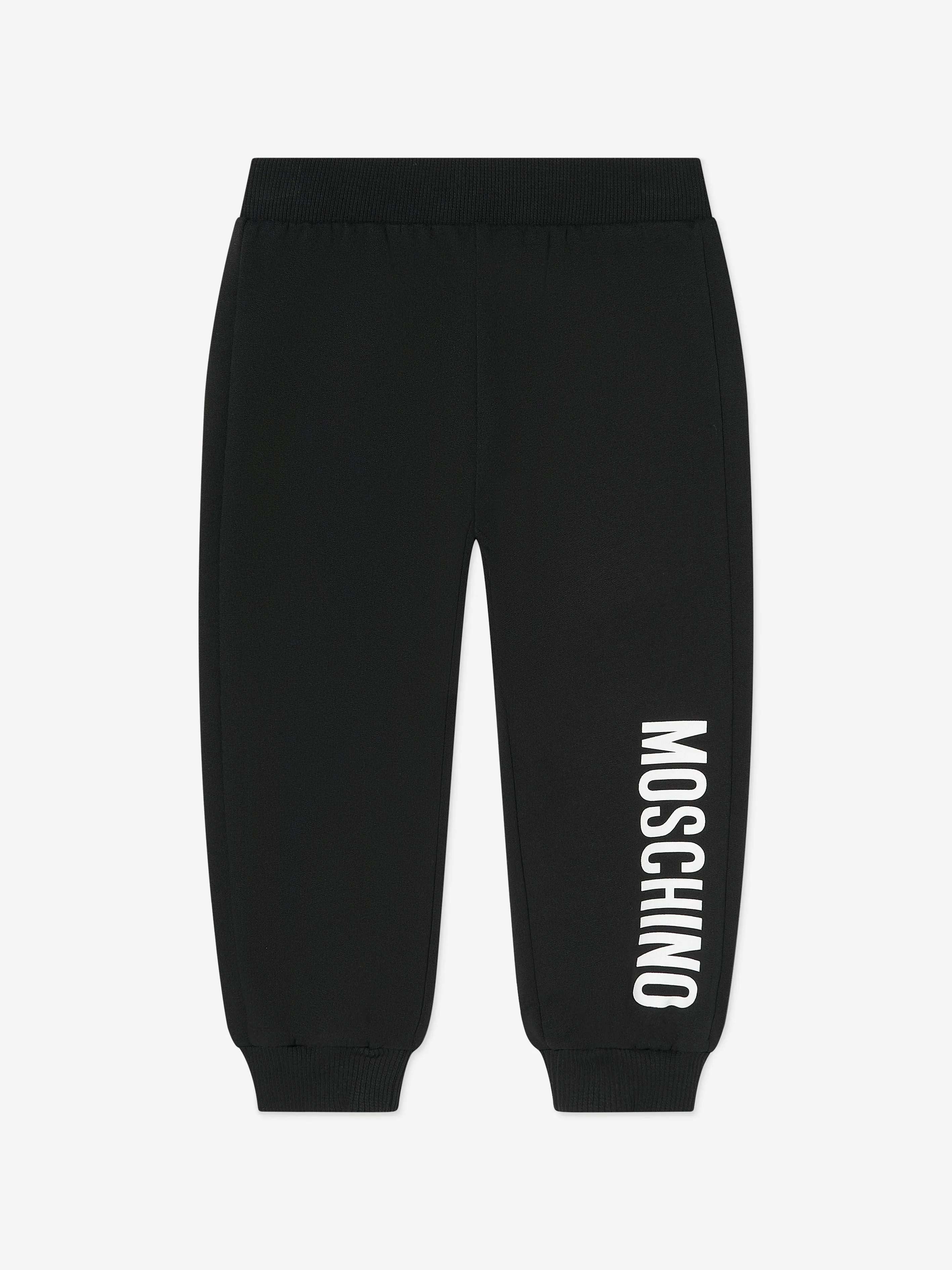 Baby Logo Print Joggerhose in Schwarz