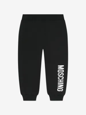 Baby Logo Print Joggerhose in Schwarz