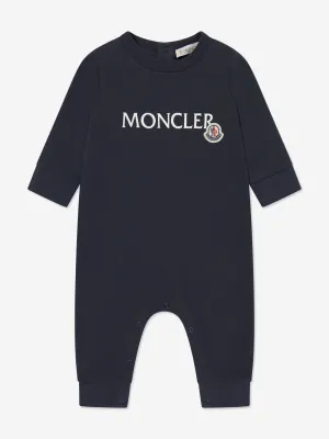 Baby Logo Strampler in Marineblau