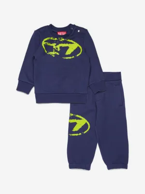 Baby Oval D Trainingsanzug in Marineblau
