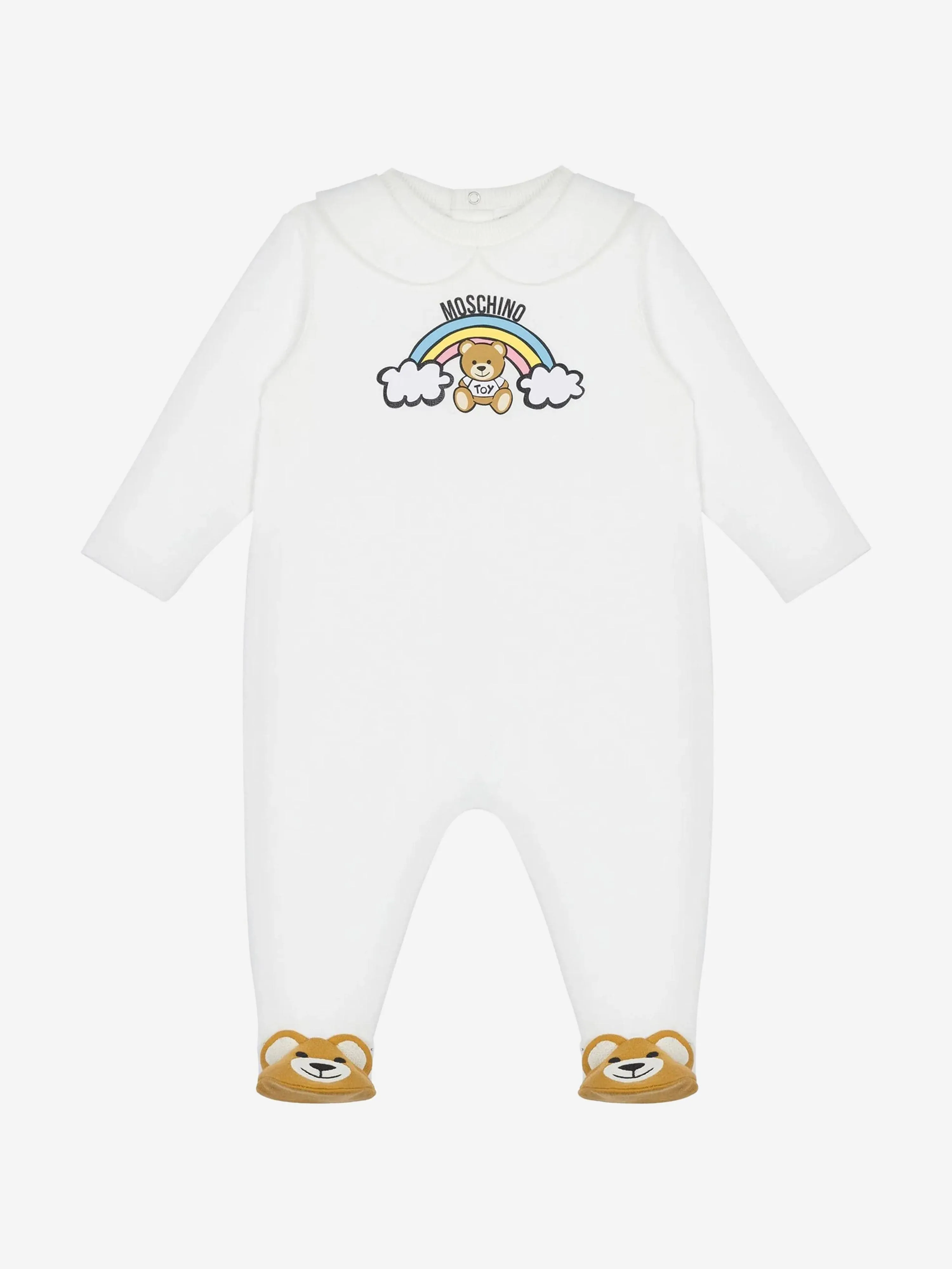 Baby Teddy Bear Babygrow Geschenkset in Elfenbein