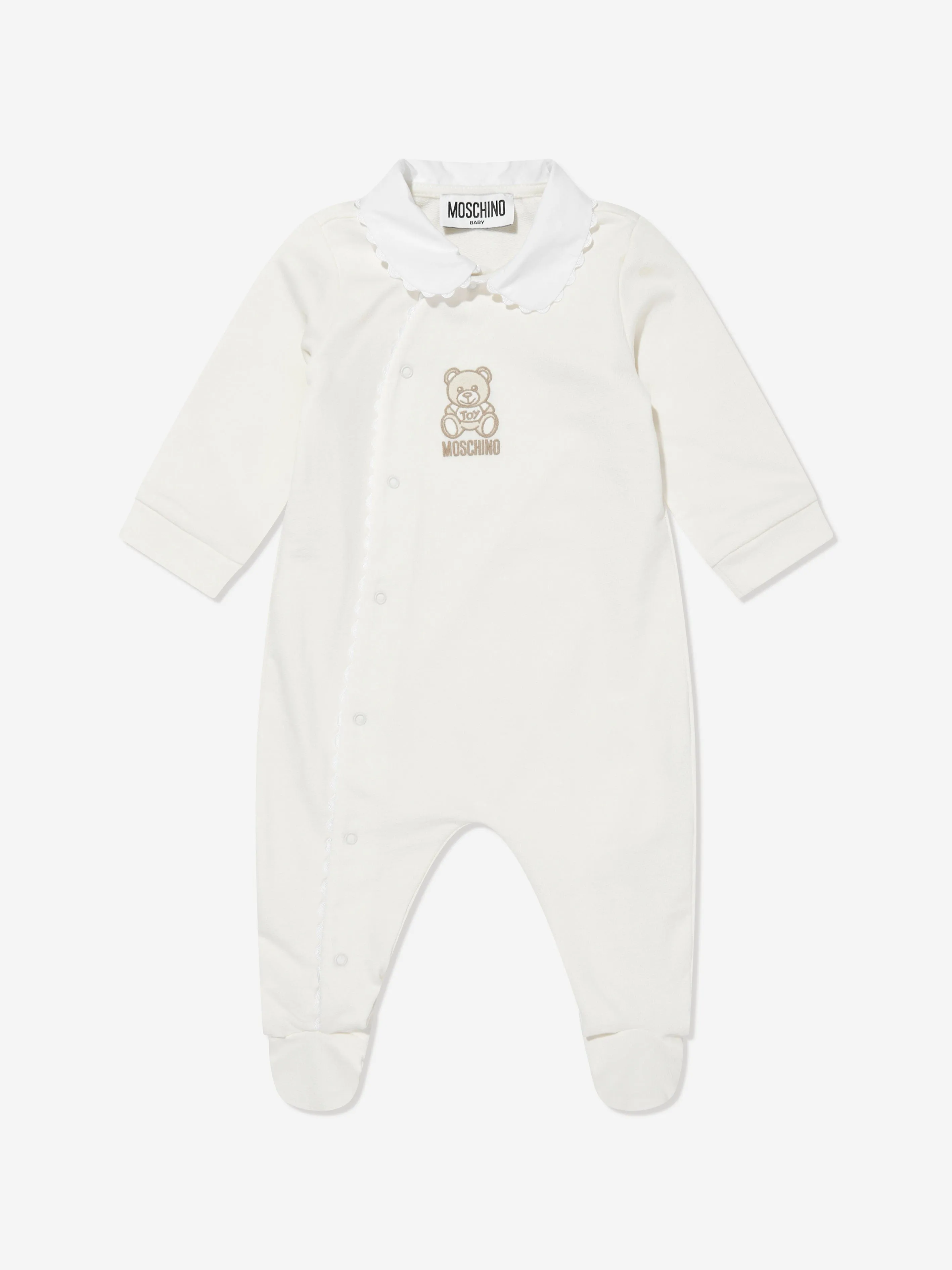 Baby Teddy Bear Strampler in Elfenbein