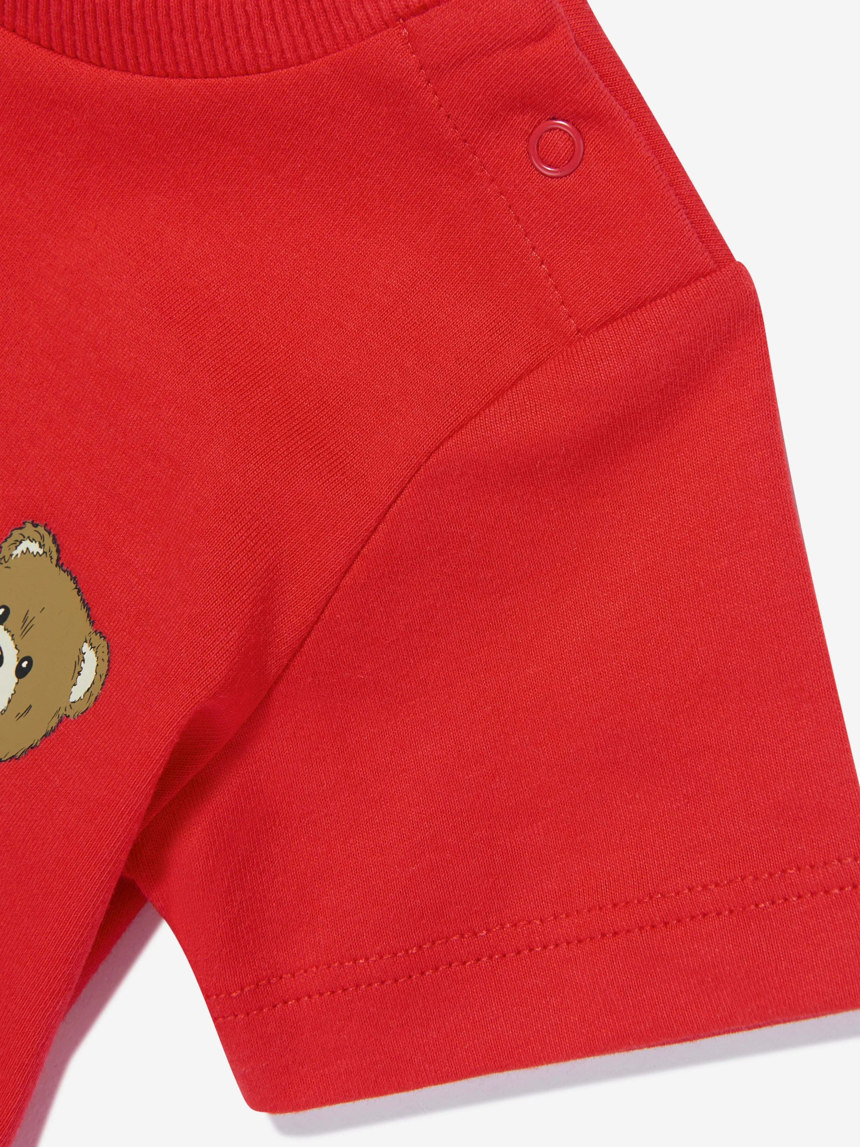 Baby Teddybär Logo T-Shirt in Rot