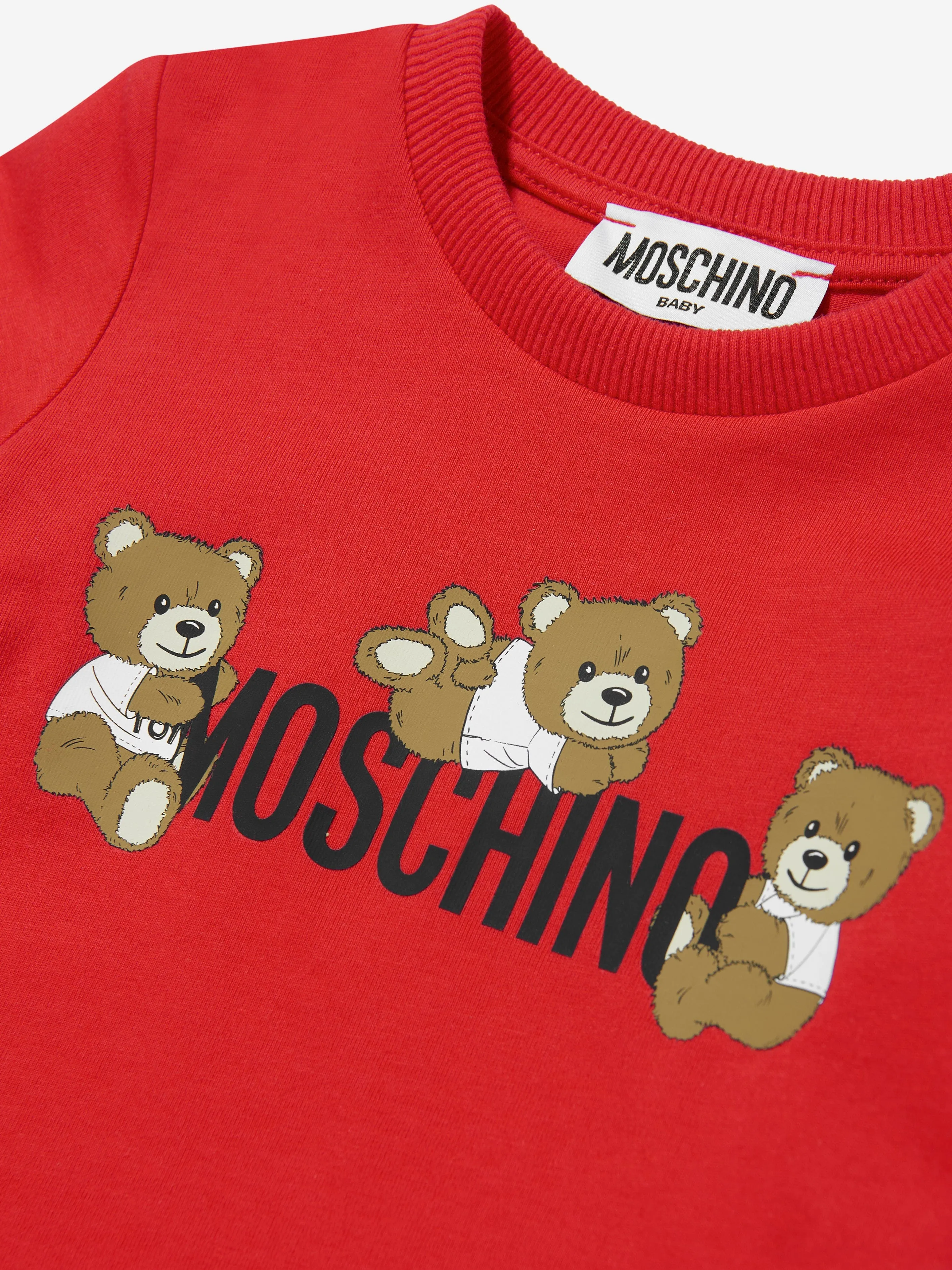 Baby Teddybär Logo T-Shirt in Rot