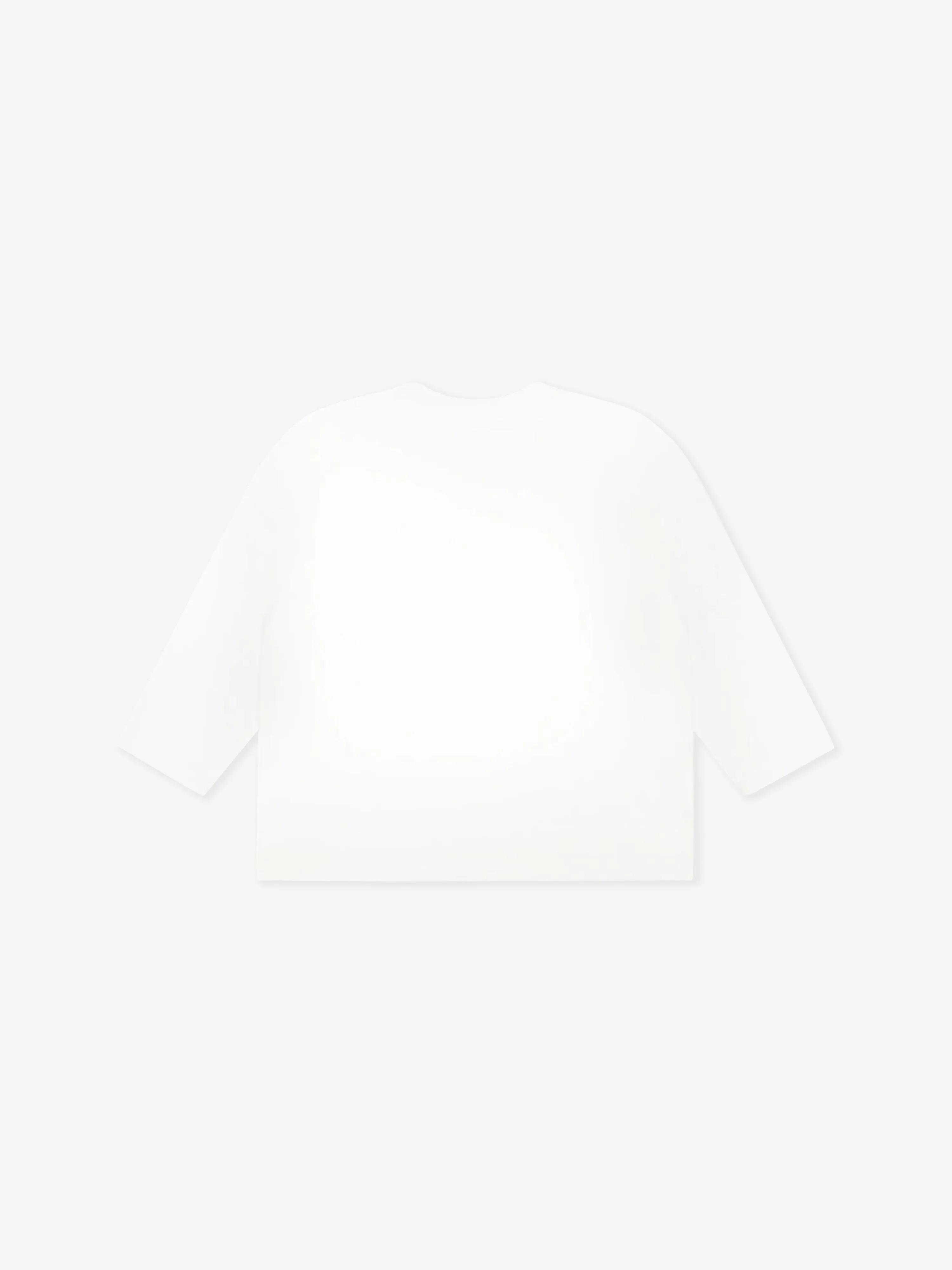 Baby Teddy Bär Langarm T-Shirt in Elfenbein