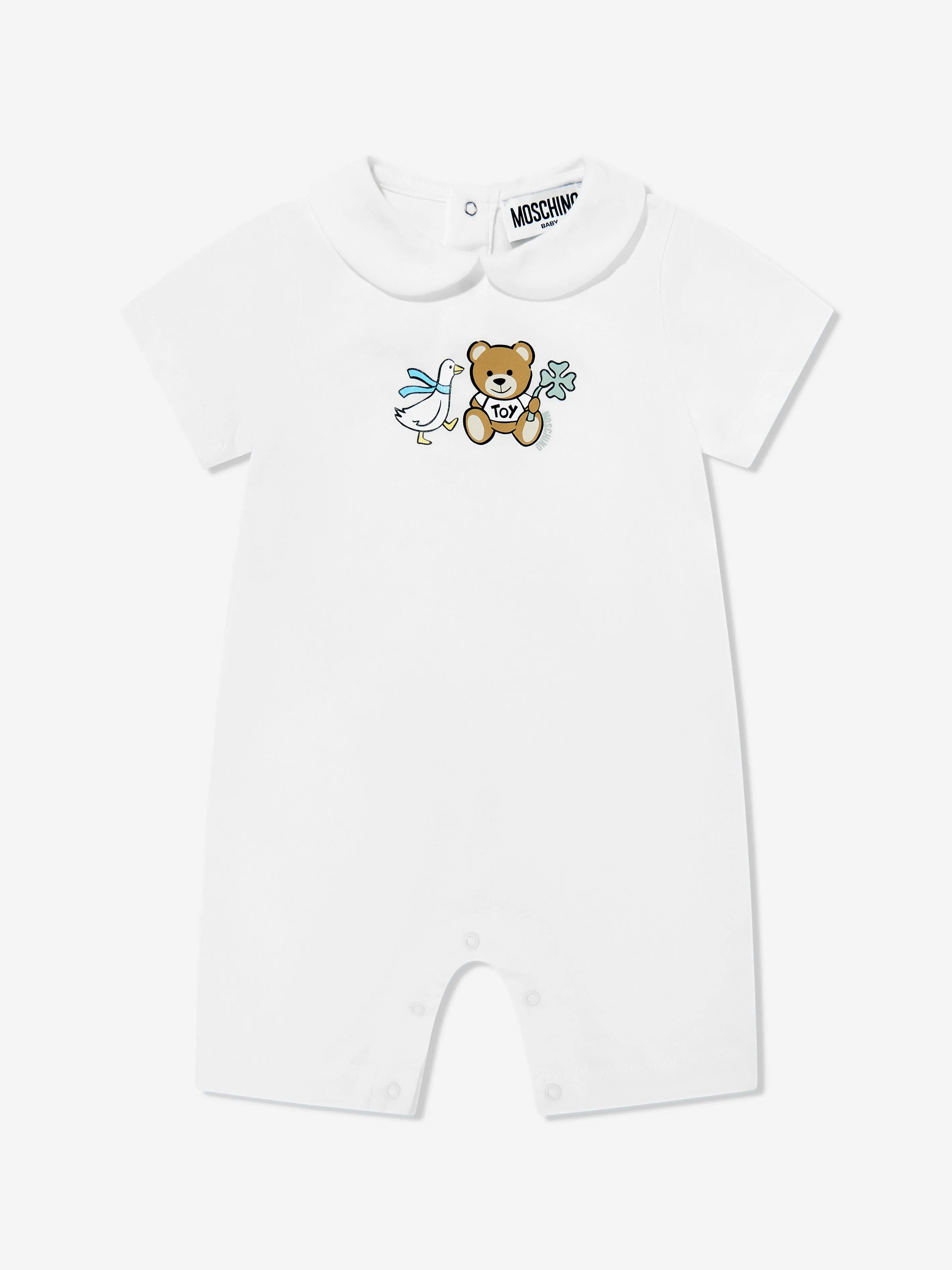 Baby Teddy Bear Strampler in Elfenbein