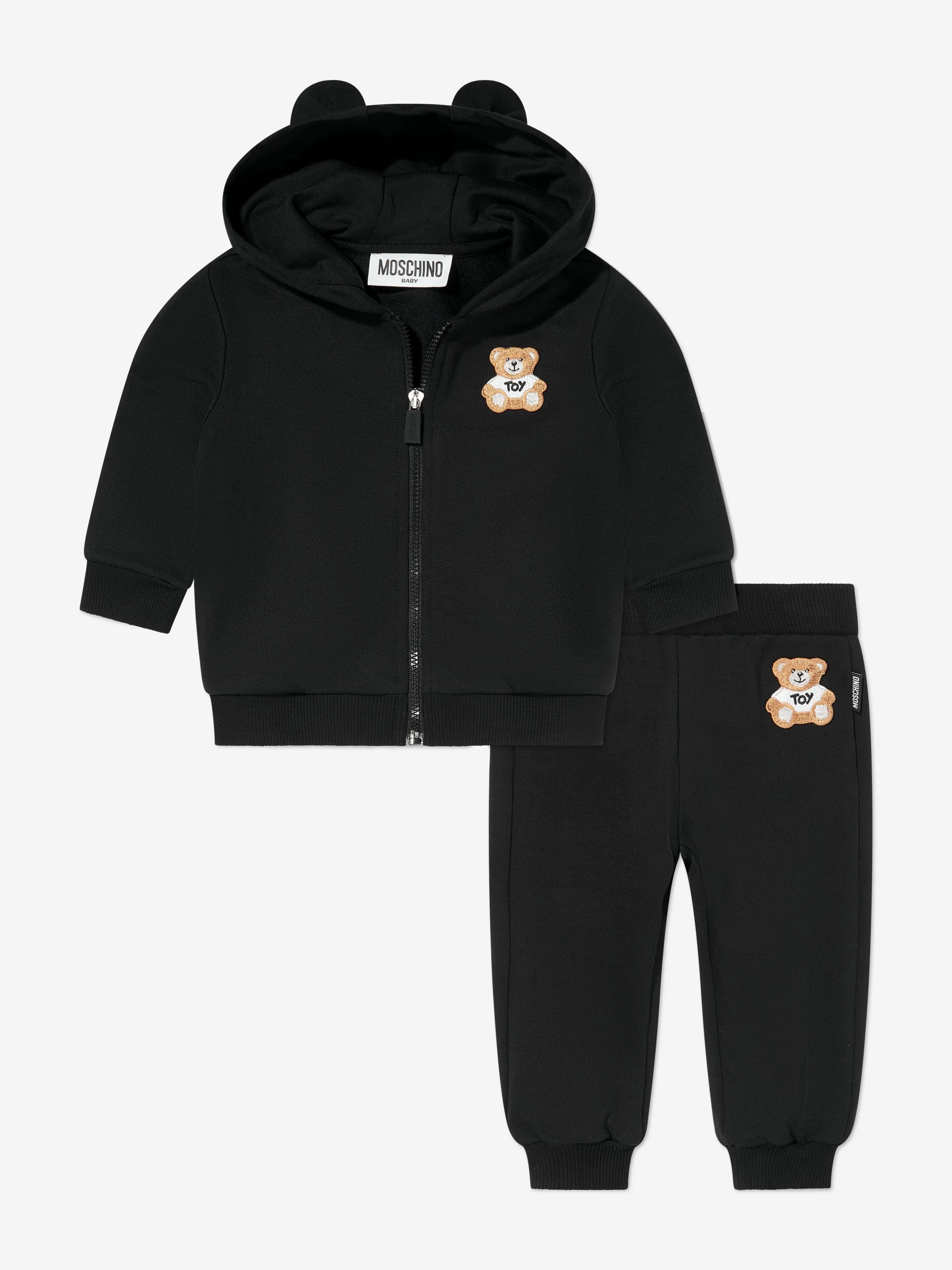 Baby Teddybär Jogginganzug in Schwarz