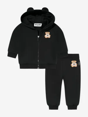 Baby Teddybär Jogginganzug in Schwarz