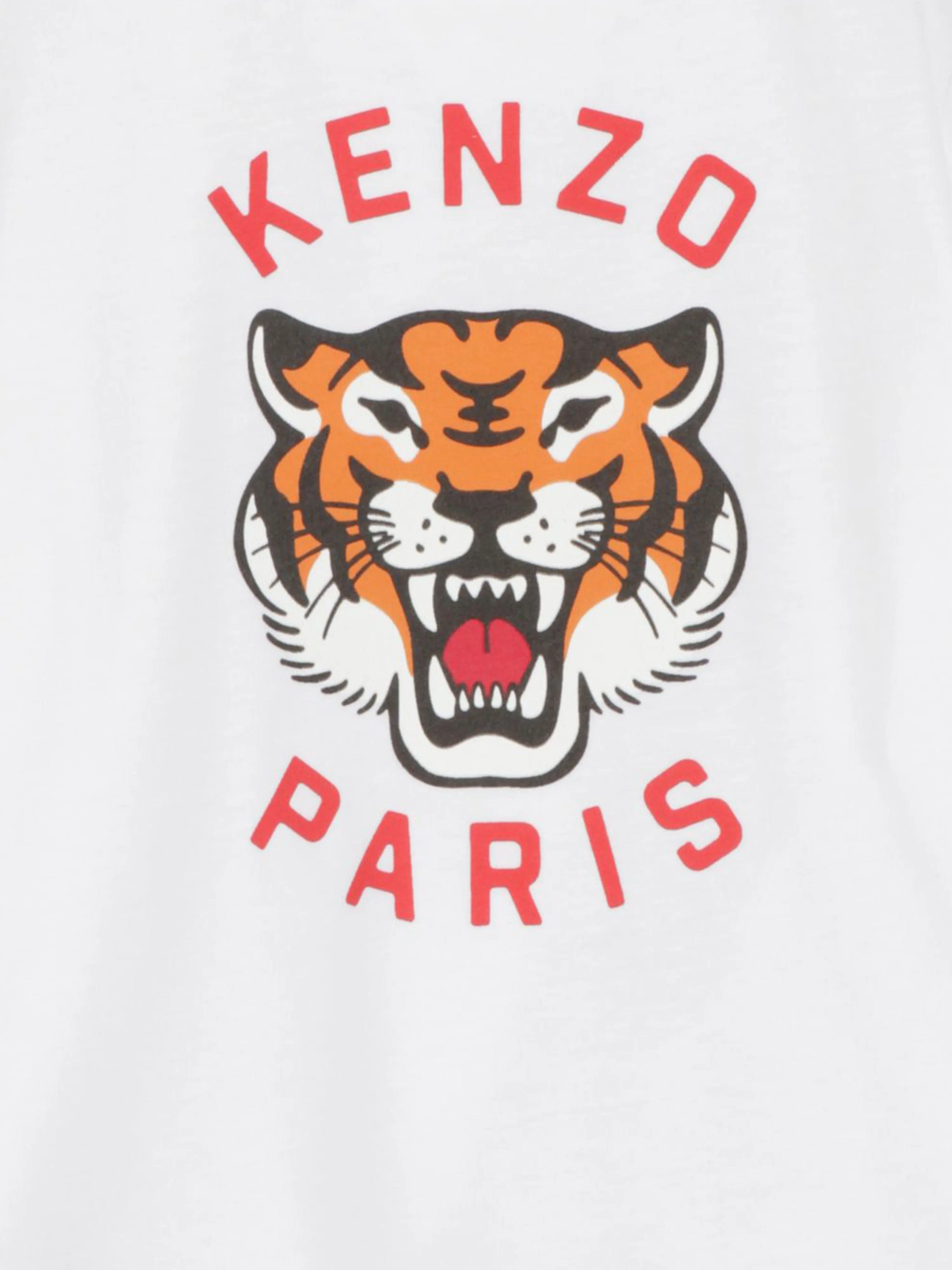 Baby Tiger Logo T-Shirt in Weiß