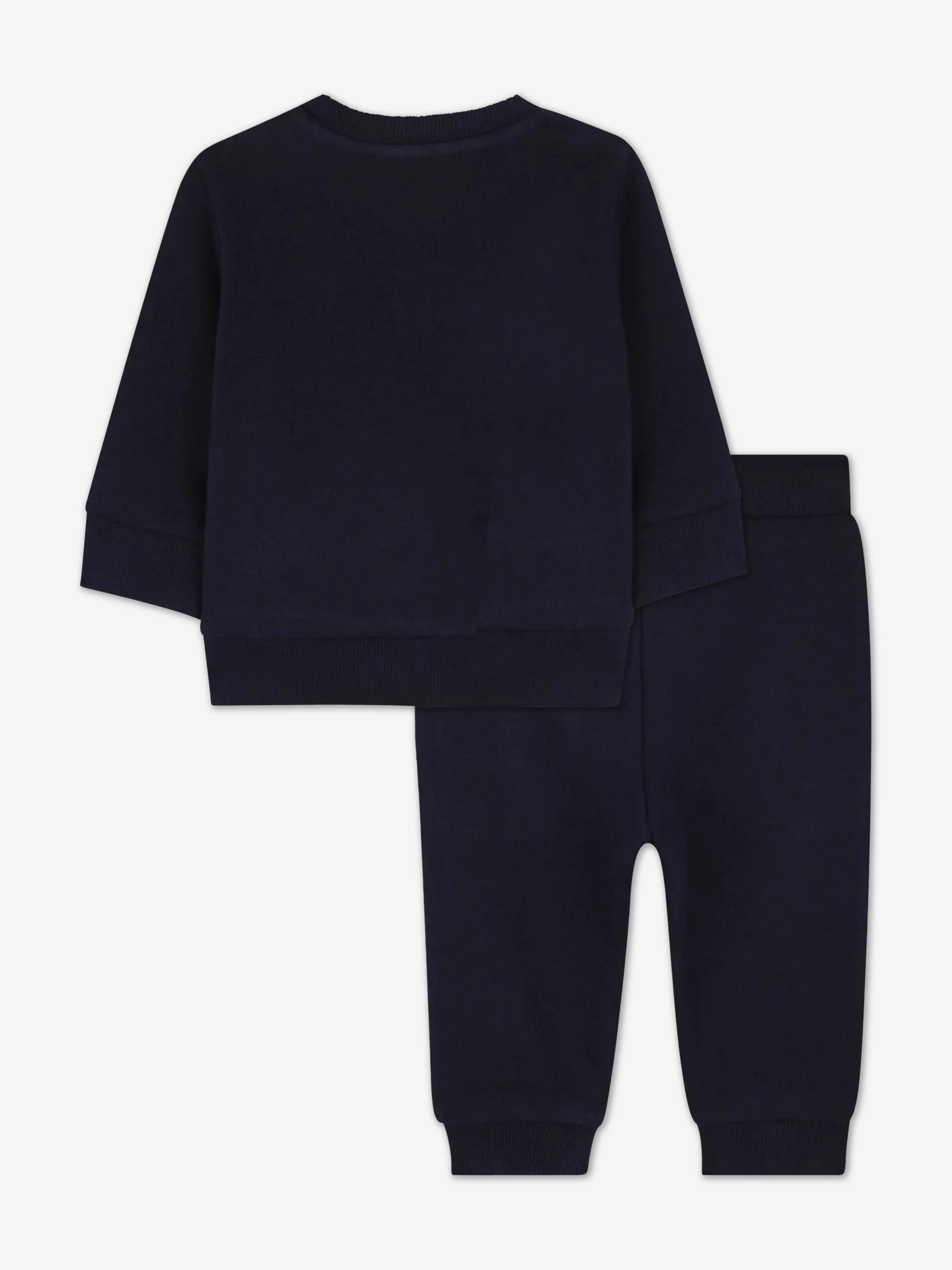 Baby Tiger Logo Jogginganzug in Marineblau