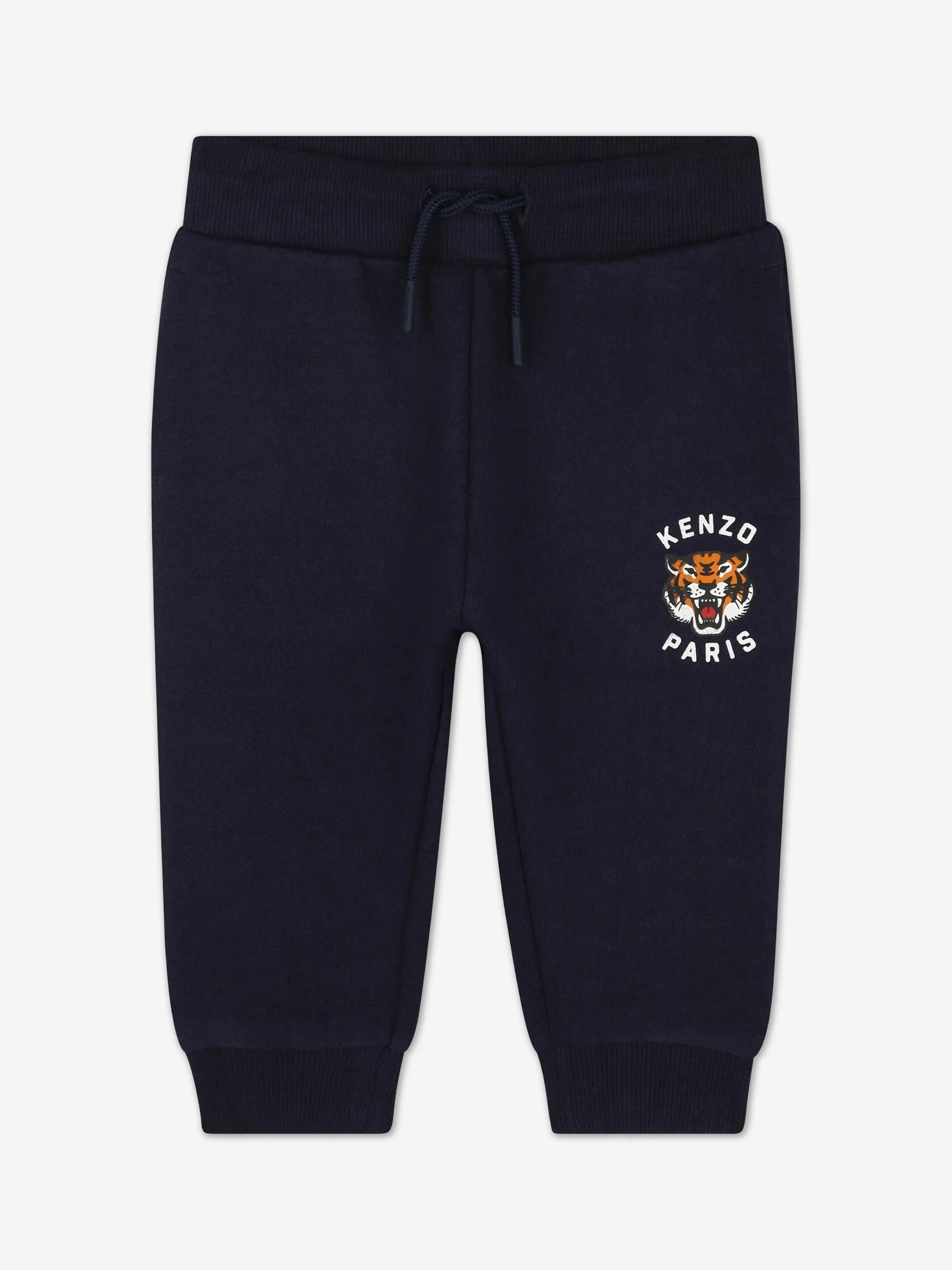 Baby Tiger Logo Jogginganzug in Marineblau
