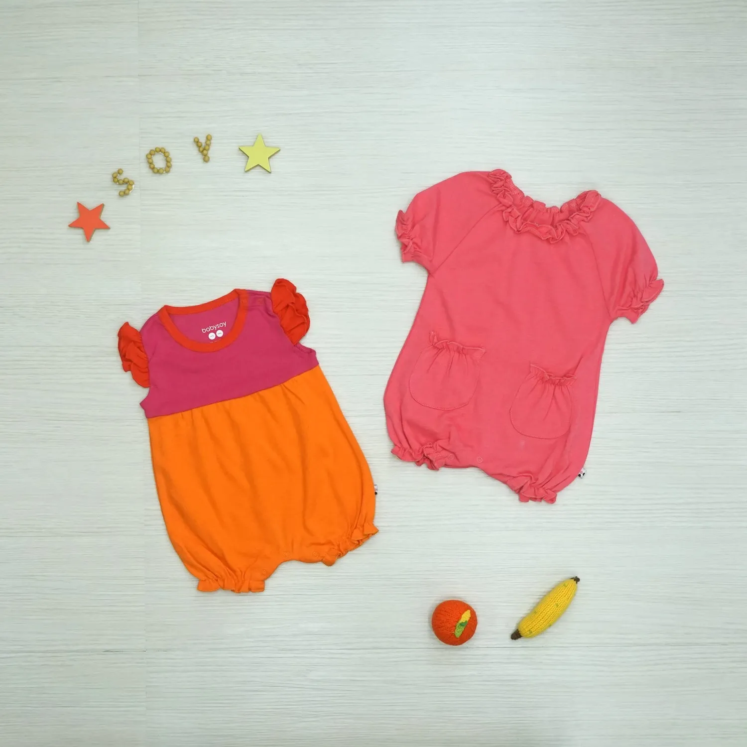 Babysoy Sommer-Spaß Overall und Body-Set