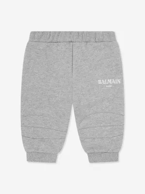 Balmain Baby Boys Logo Joggerhose in Grau