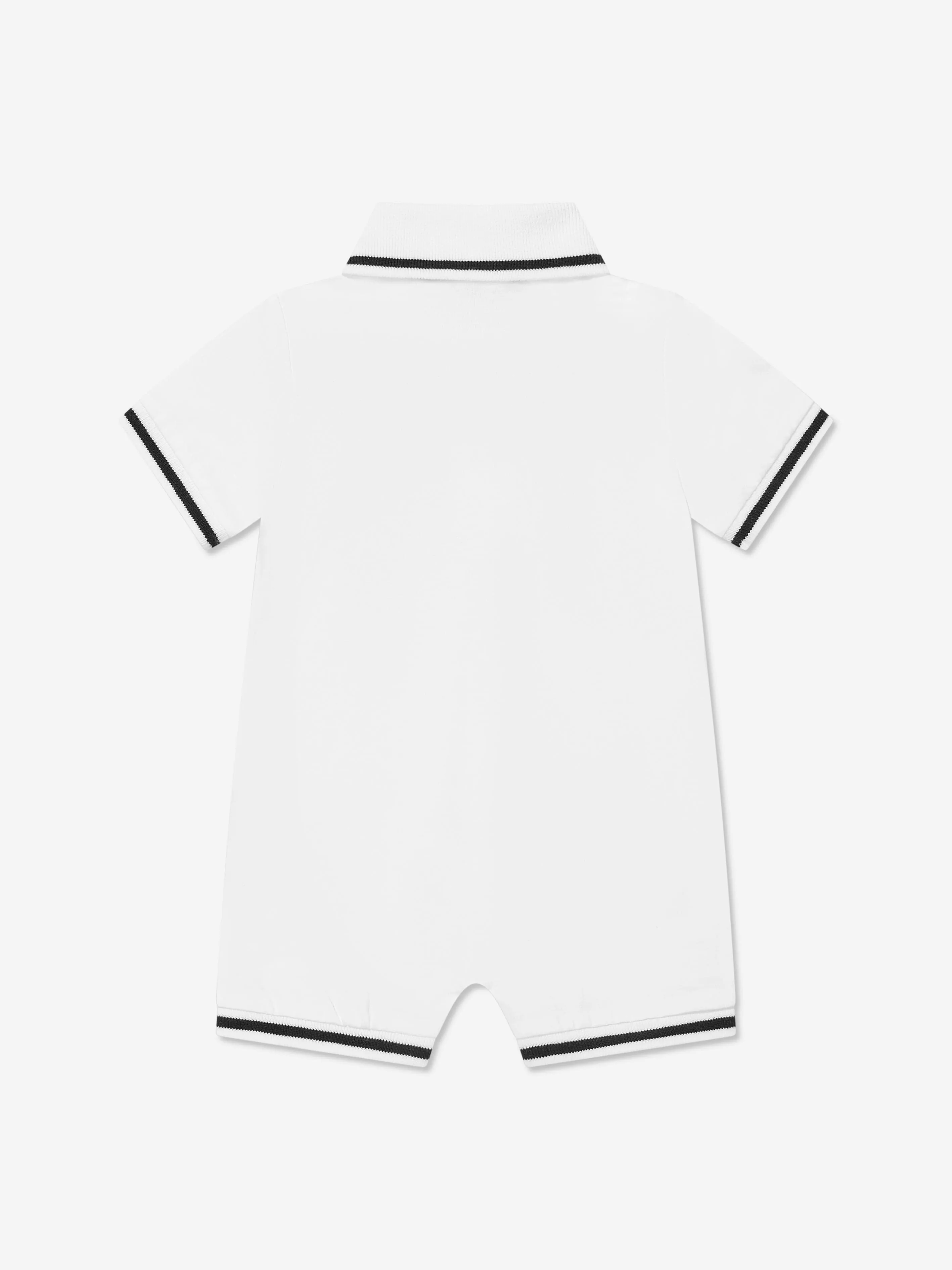 Balmin Baby Boys Polo-Strampler in Weiß