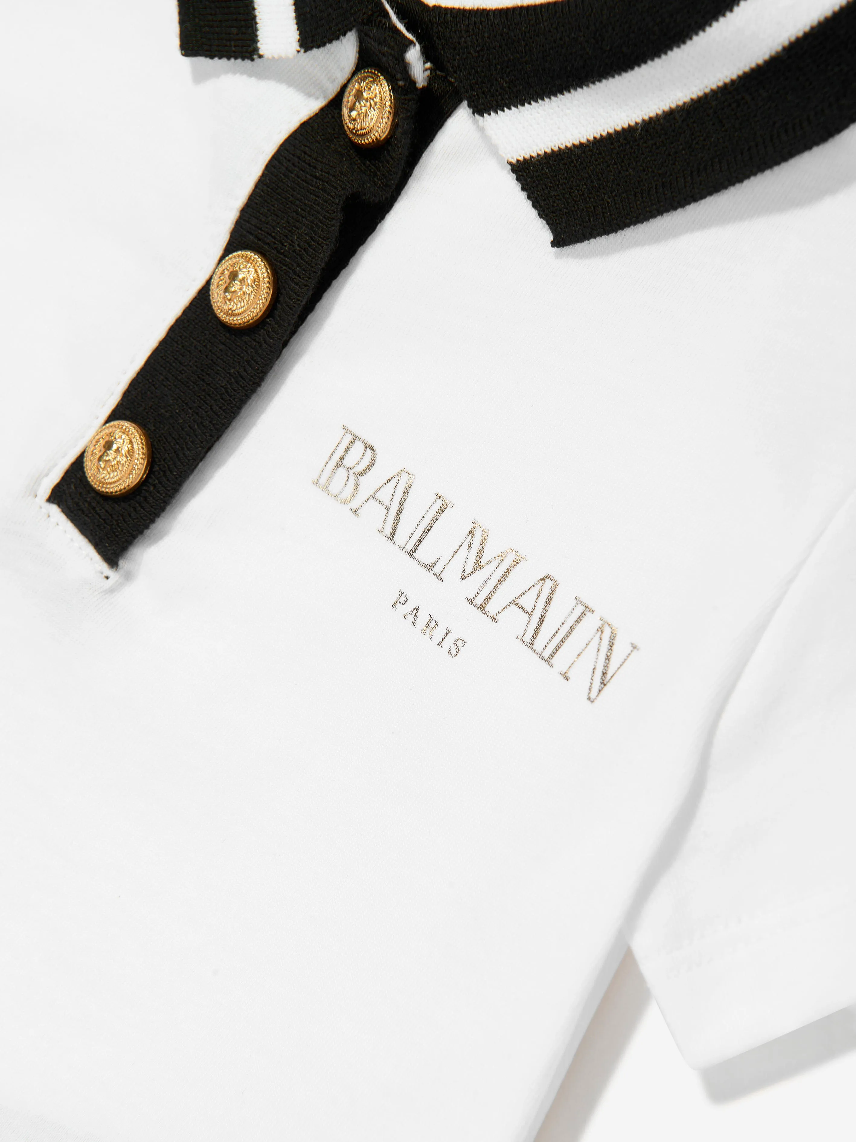 Balmin Baby Boys Polo-Shirt in Weiß