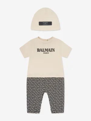 Balmin Baby Boys Strampler Geschenkset in Beige