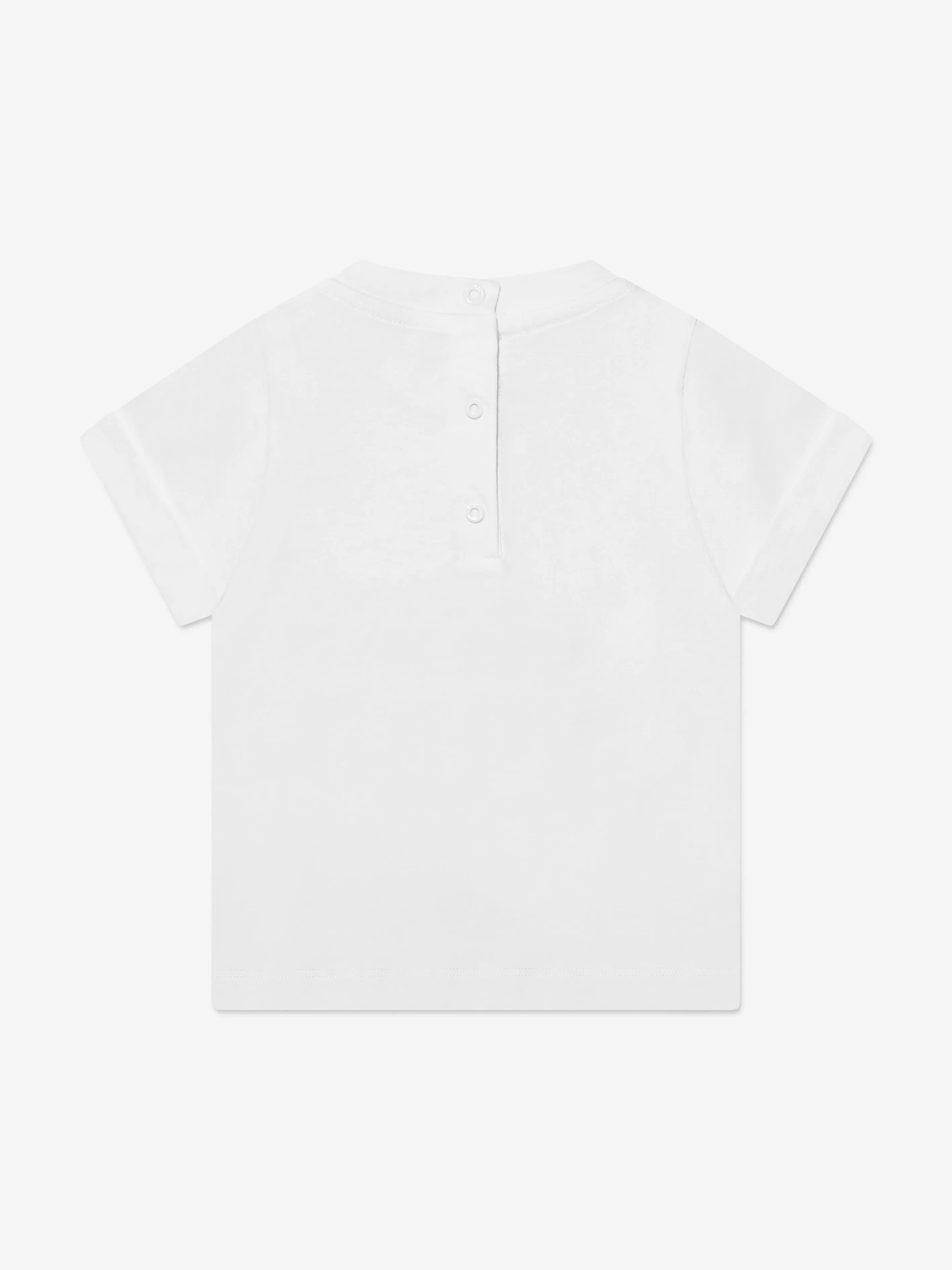 Balmain Baby Logo T-Shirt in Weiß