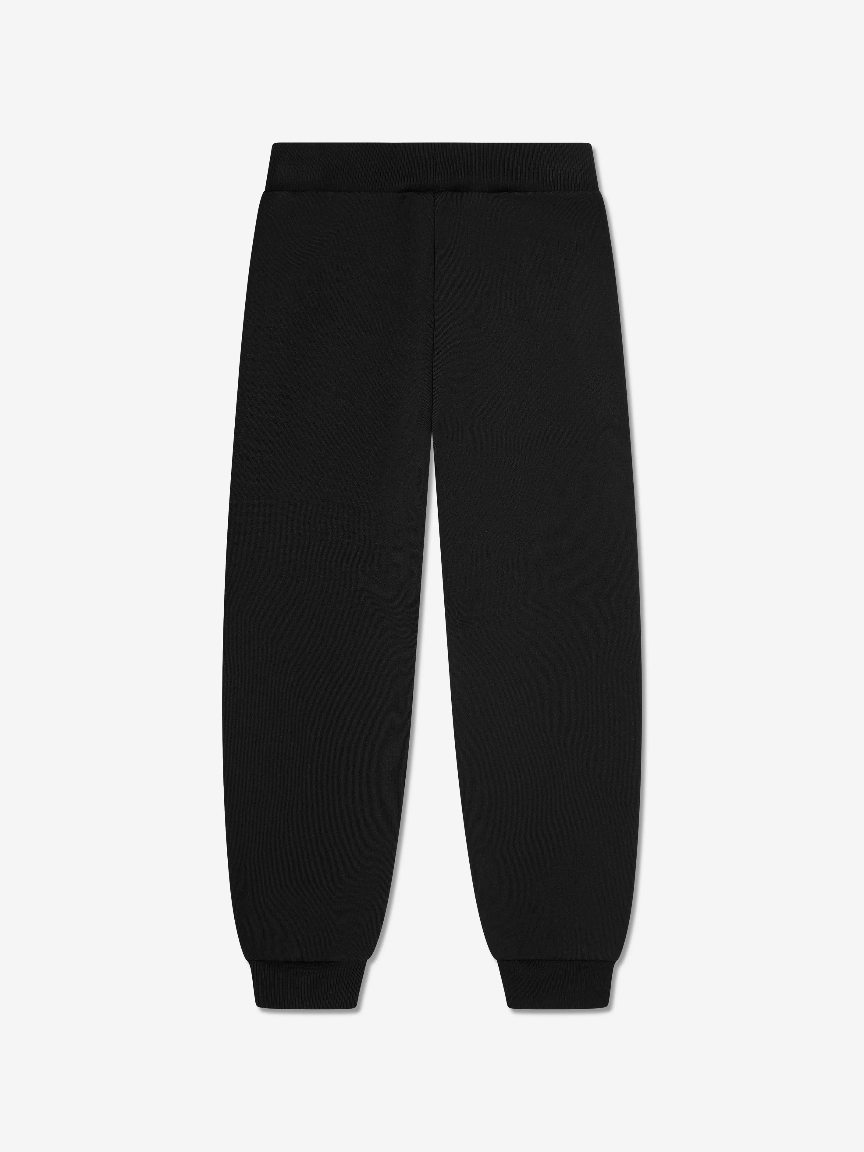 Balmain Kids Logo Jogginghose in Schwarz
