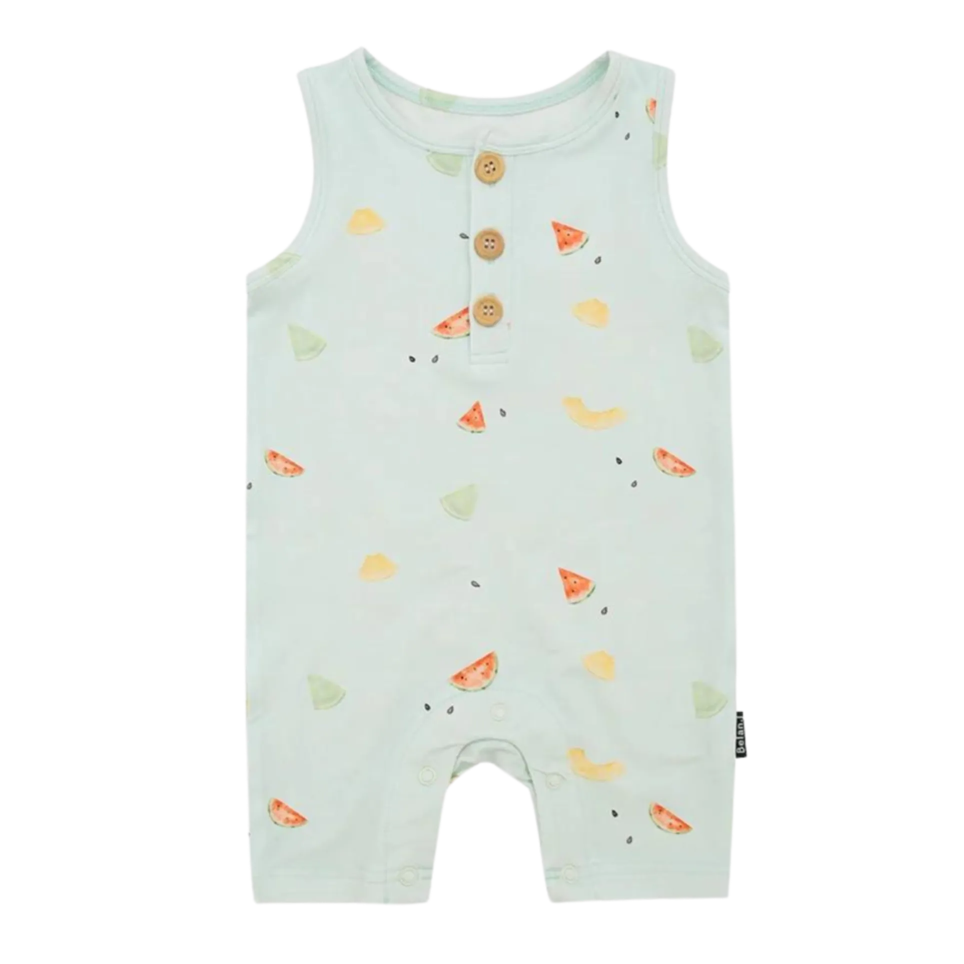 BELAN J Ärmelloser Shortall-Overall - Melonen