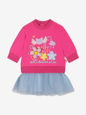 Billieblush Baby Mädchen Happy Days Strickkleid in Rosa