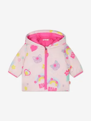 Billieblush Baby Mädchen Magic Rainbow Puffer Jacke in Rosa