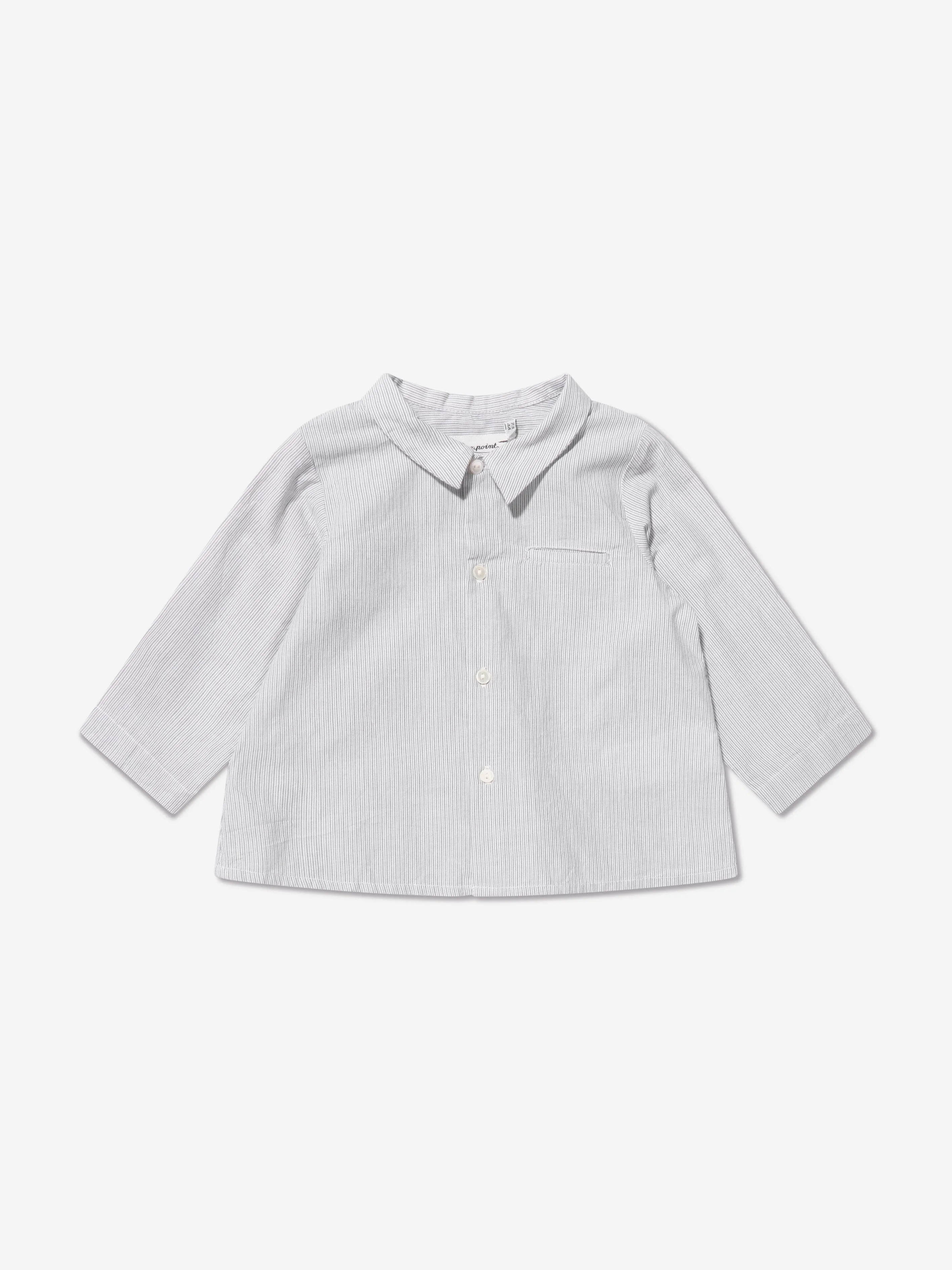 Bonpoint Baby Boys Boubou Hemd in Grau