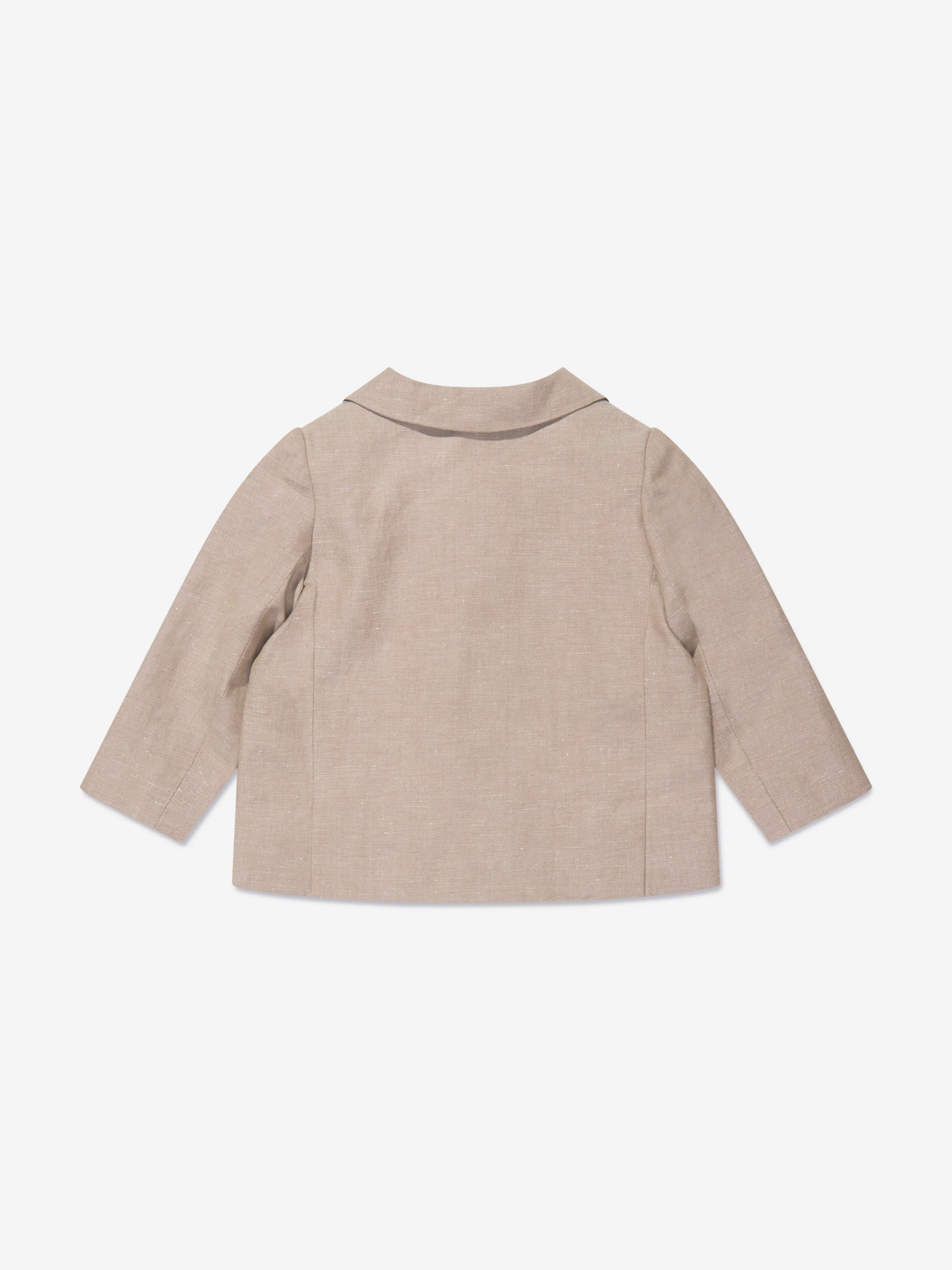 Bonpoint Baby Boys Leinen Leopold Blazer in Braun