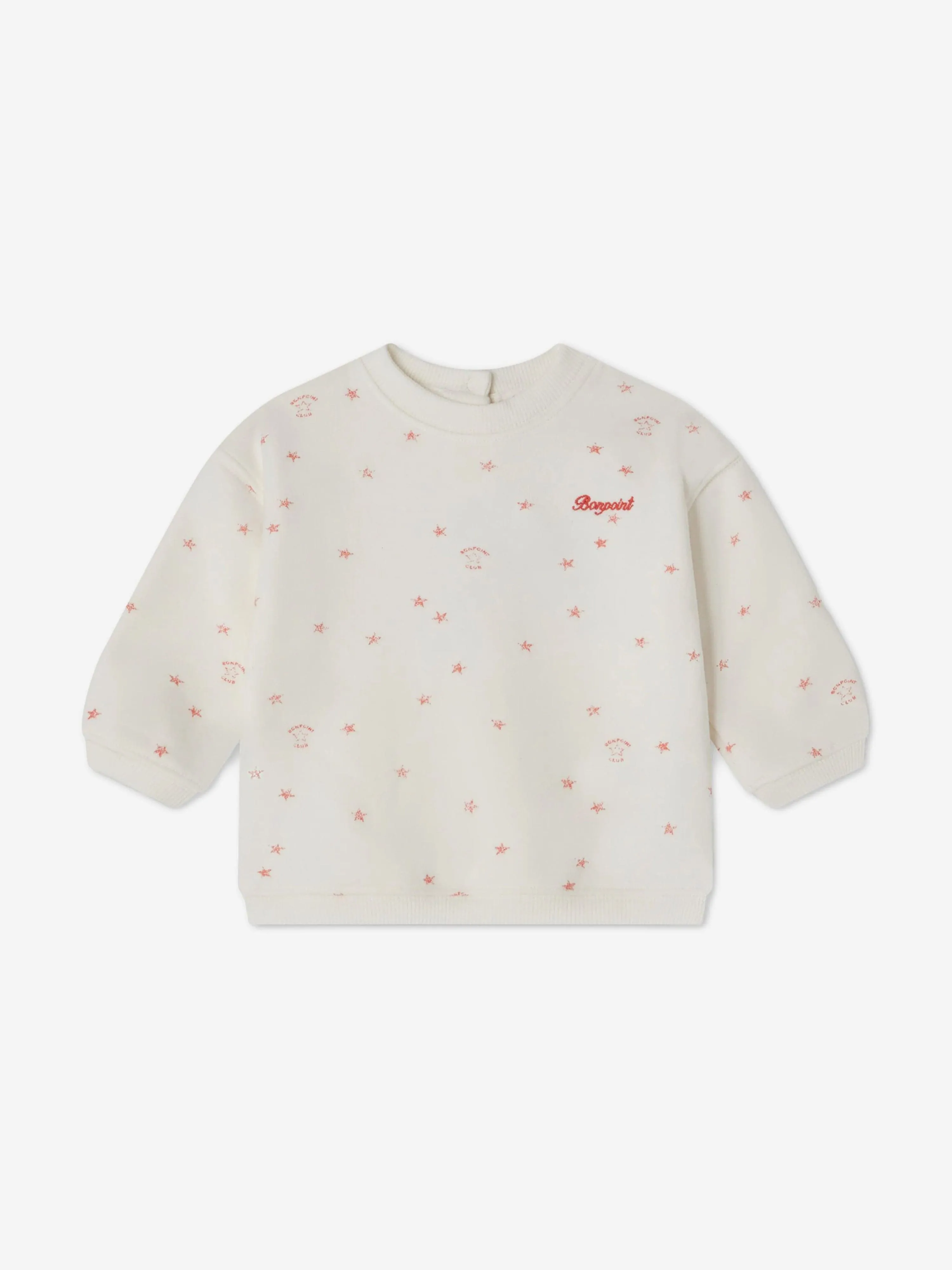 Bonpoint Baby Dady Sweatshirt in Elfenbein