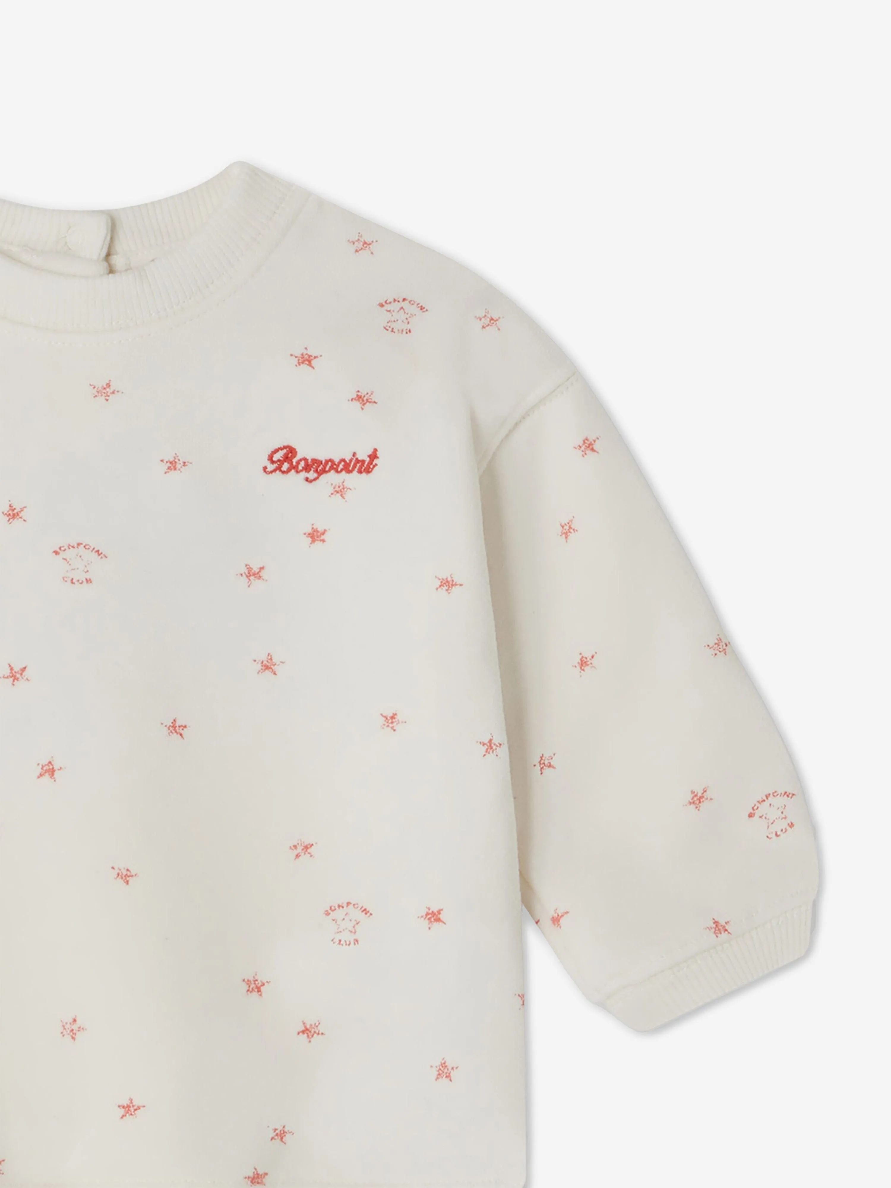 Bonpoint Baby Dady Sweatshirt in Elfenbein