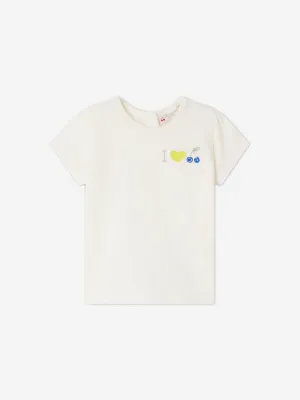 Bonpoint Baby Girls Cira T-Shirt in Weiß
