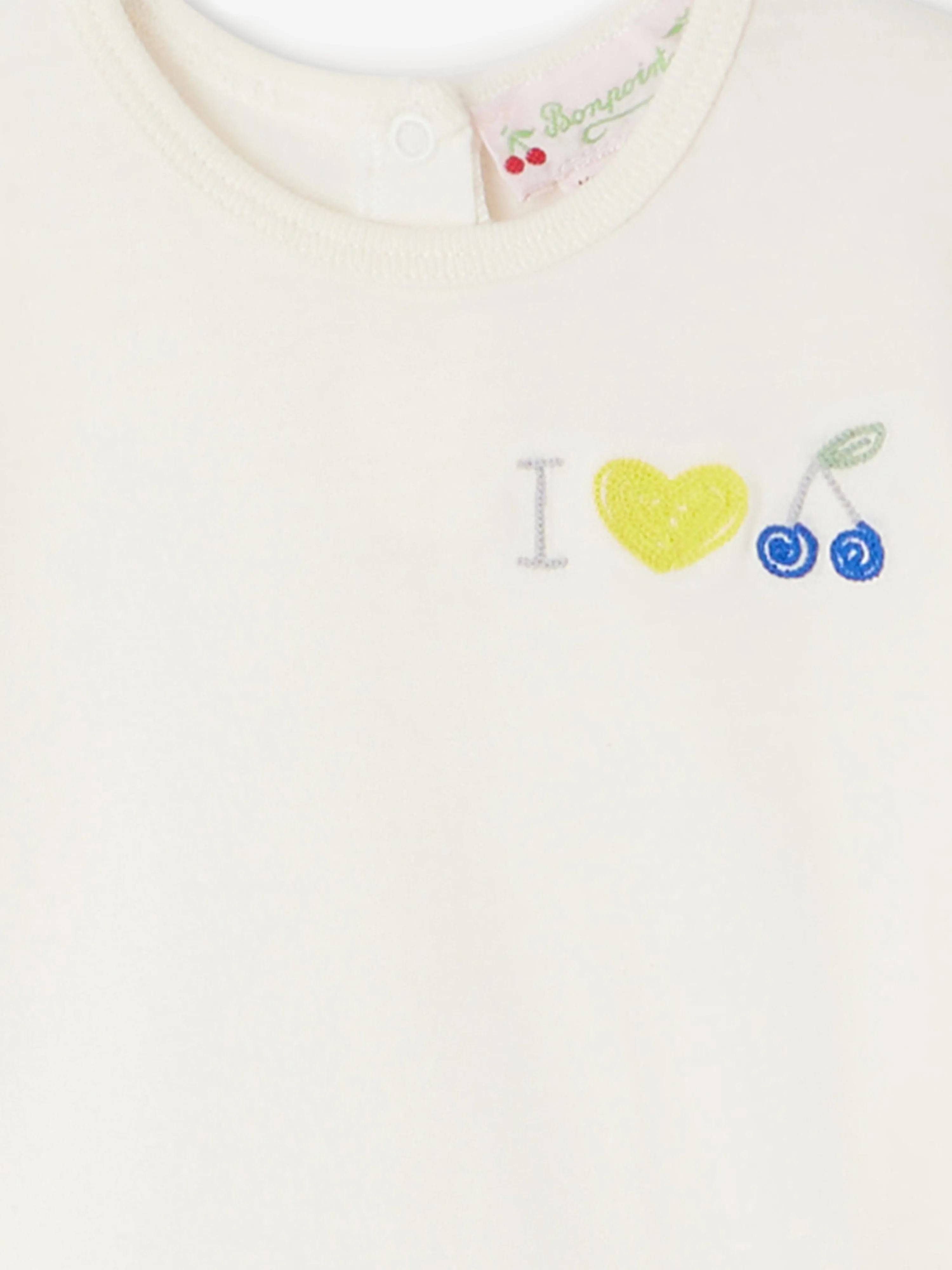 Bonpoint Baby Girls Cira T-Shirt in Weiß