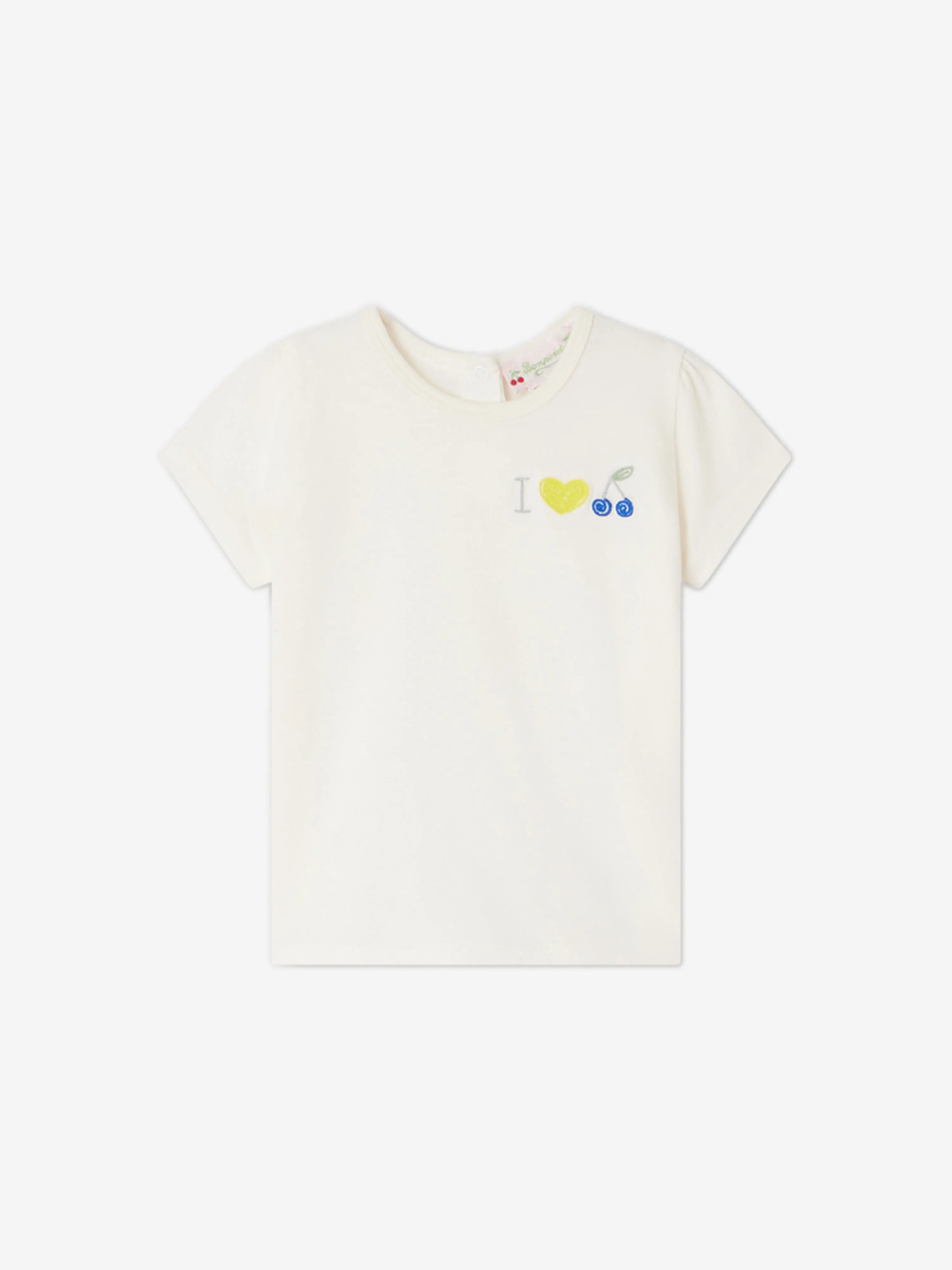 Bonpoint Baby Girls Cira T-Shirt in Weiß