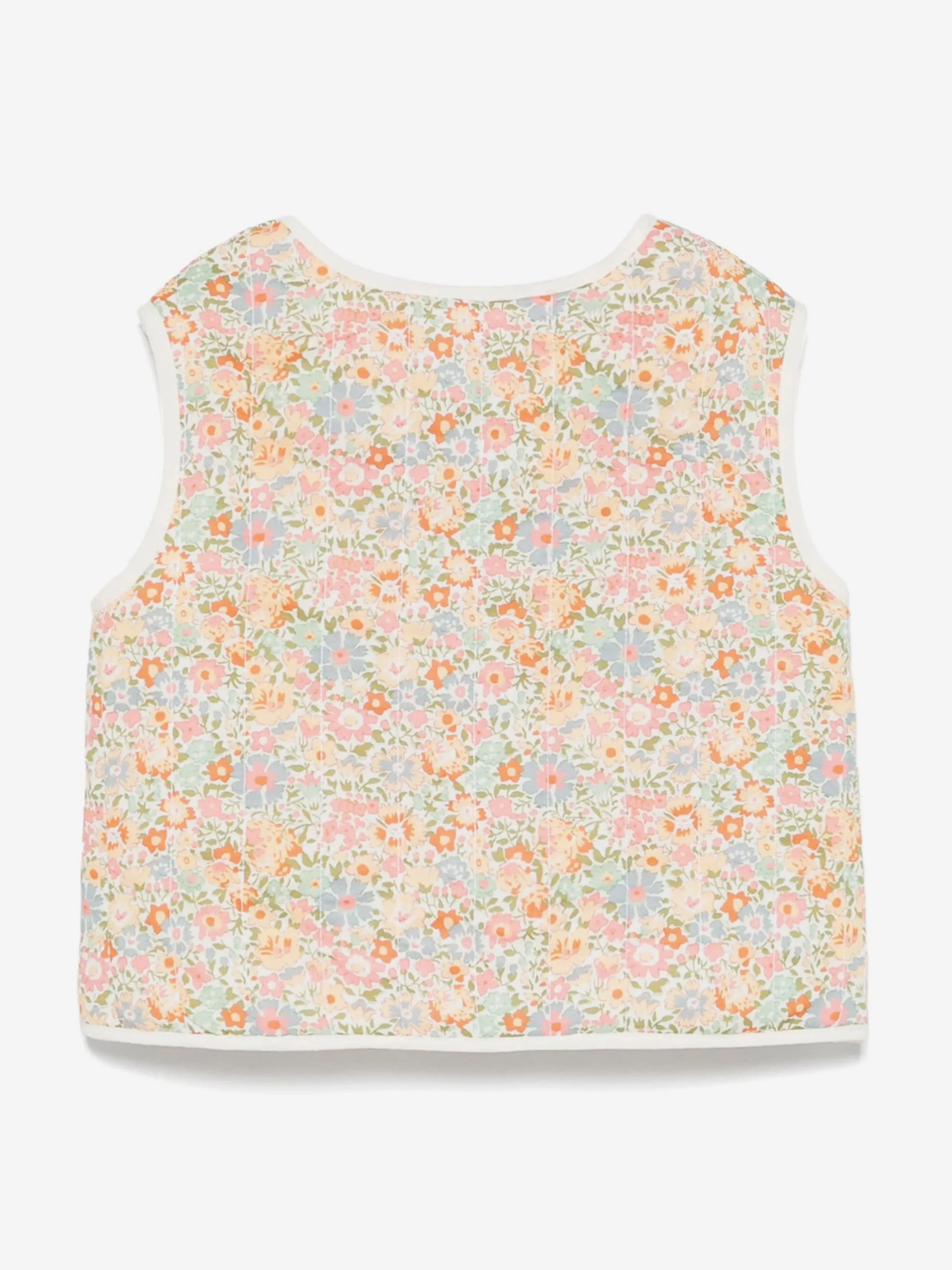 Bonpoint Baby Girls Blumen-Elicina Gilet in Mehrfarben